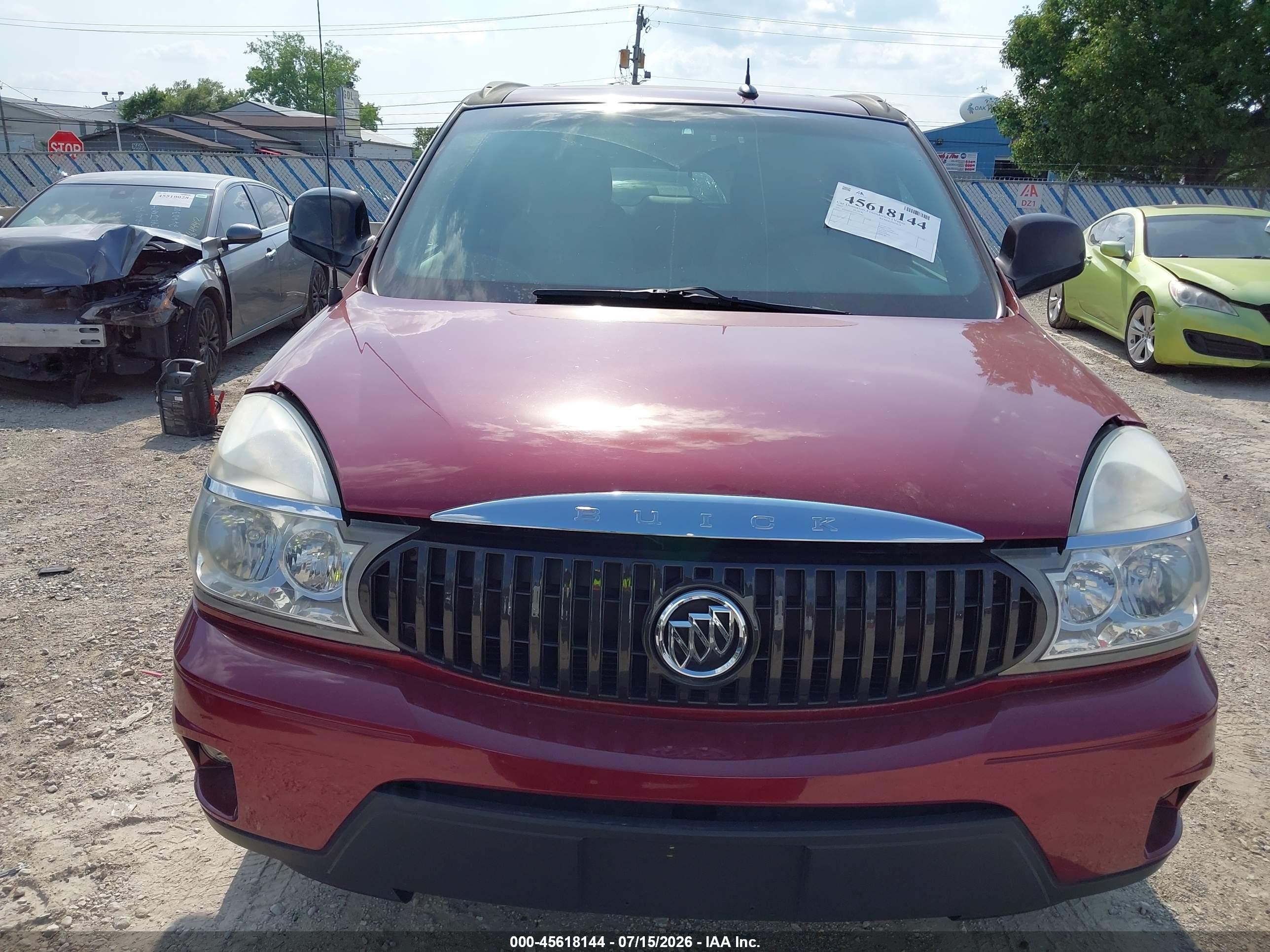 2007 Buick Rendezvous Cx Red vin: 3G5DA03L47S574681