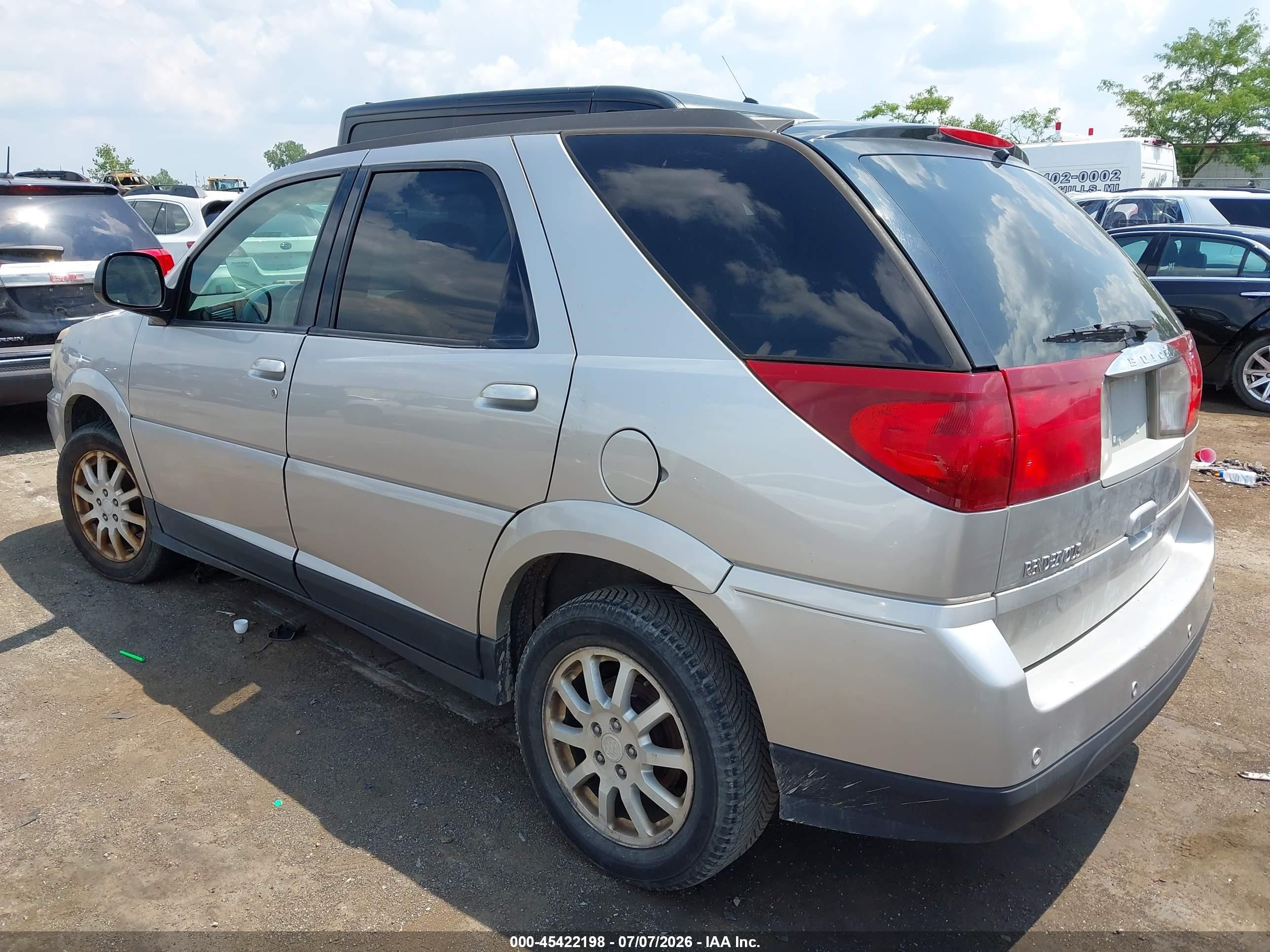 2007 Buick Rendezvous Cx Silver vin: 3G5DA03L47S582165