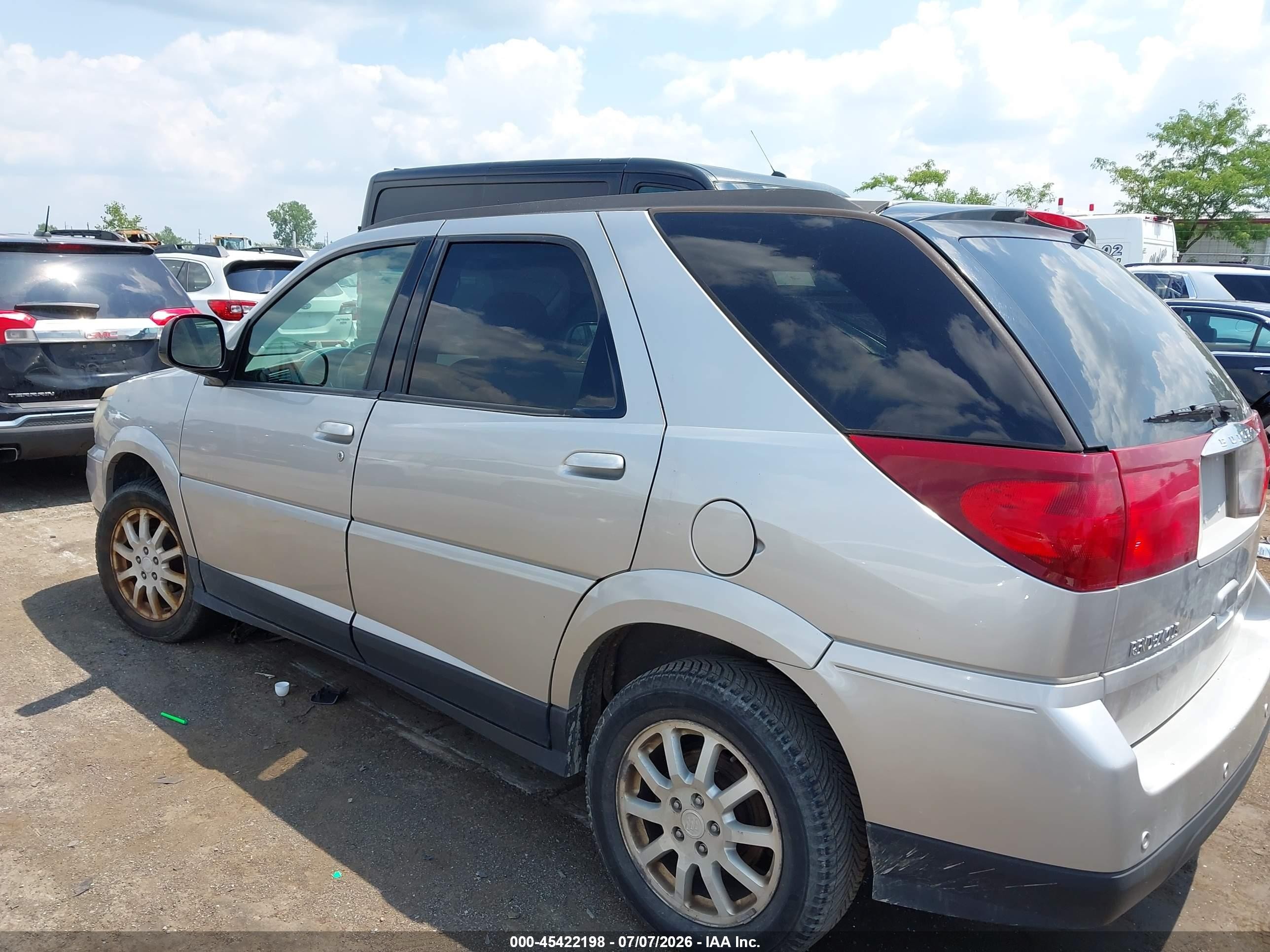 2007 Buick Rendezvous Cx Silver vin: 3G5DA03L47S582165