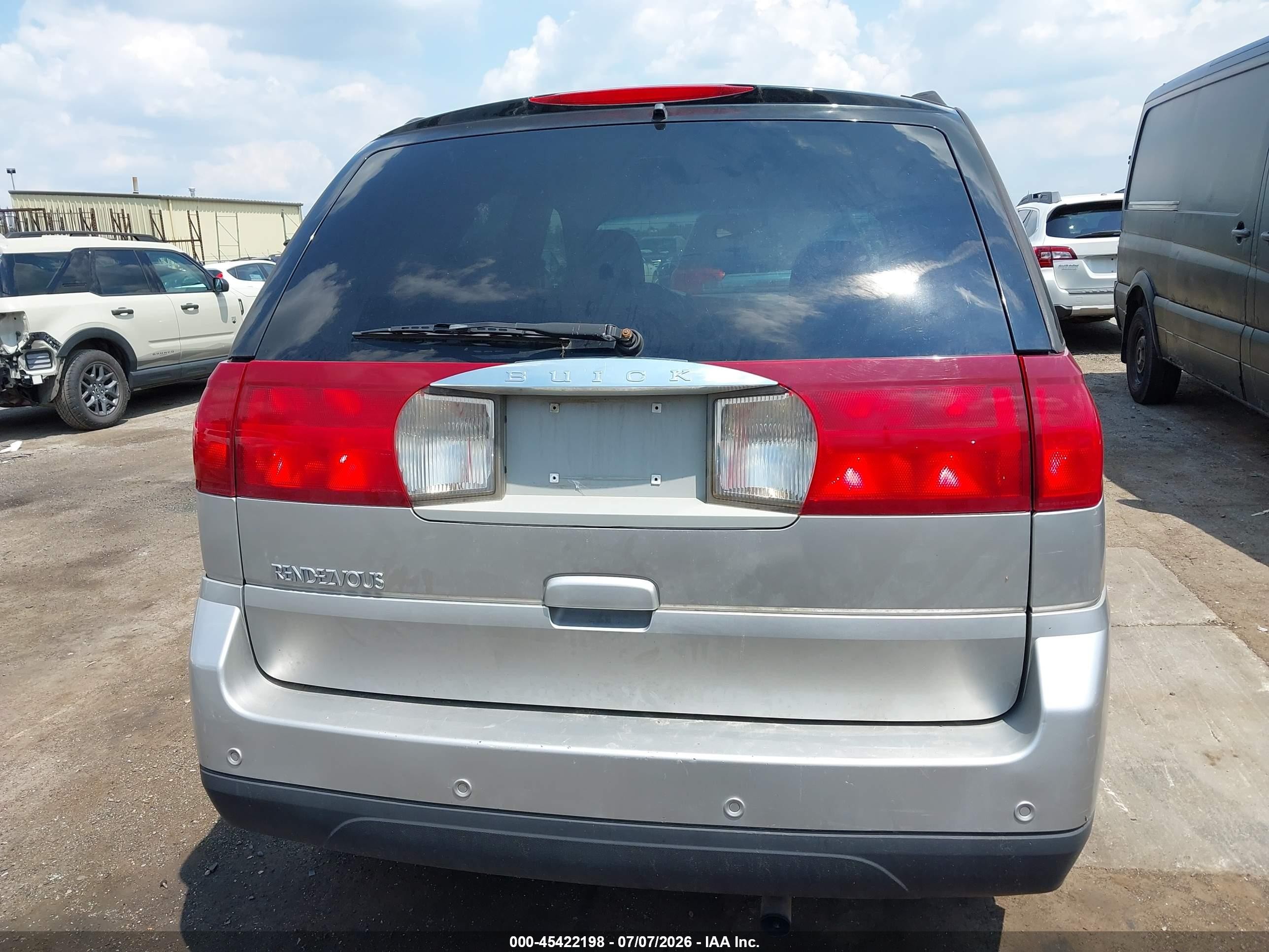 2007 Buick Rendezvous Cx Silver vin: 3G5DA03L47S582165