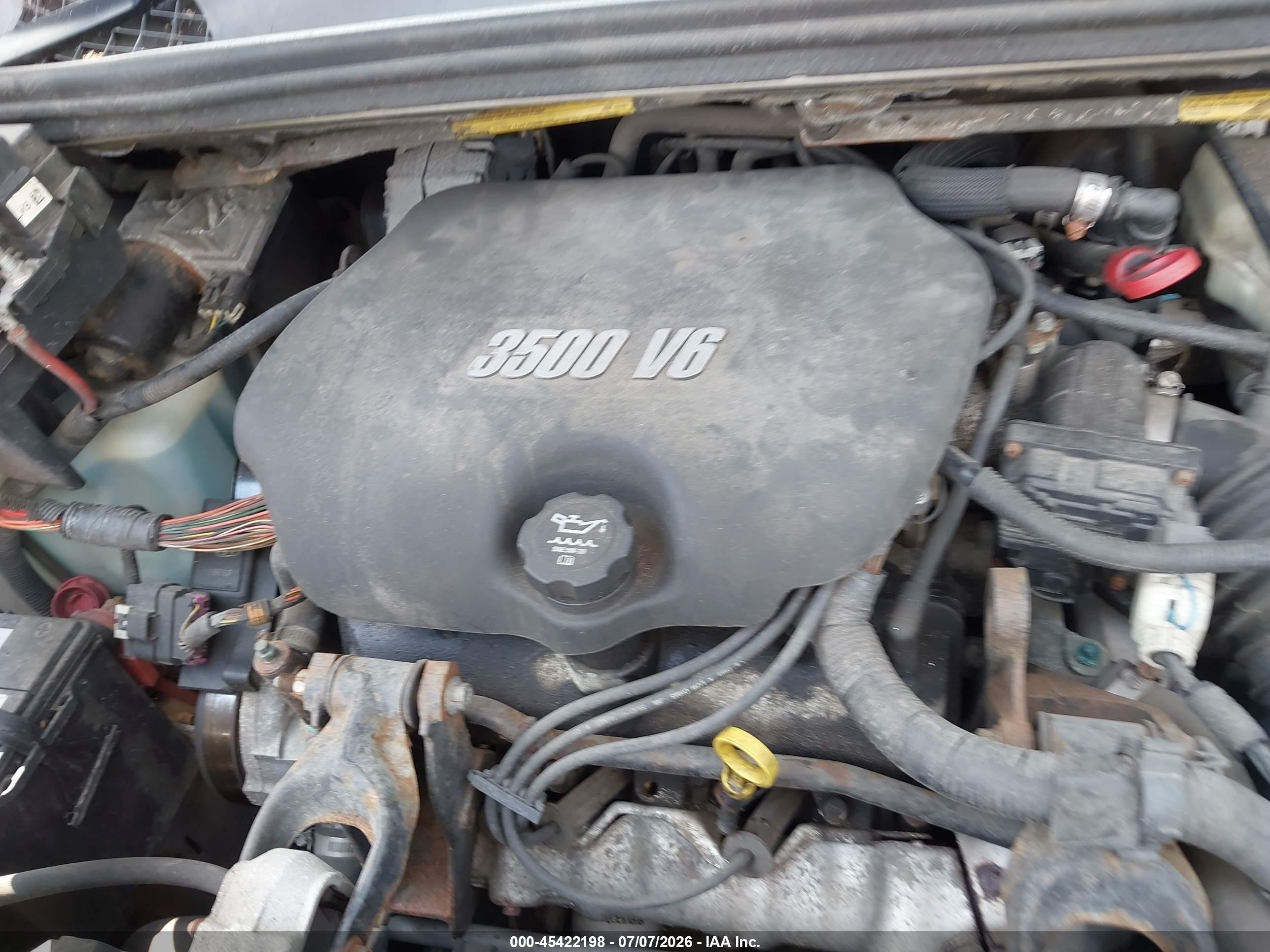 2007 Buick Rendezvous Cx Silver vin: 3G5DA03L47S582165