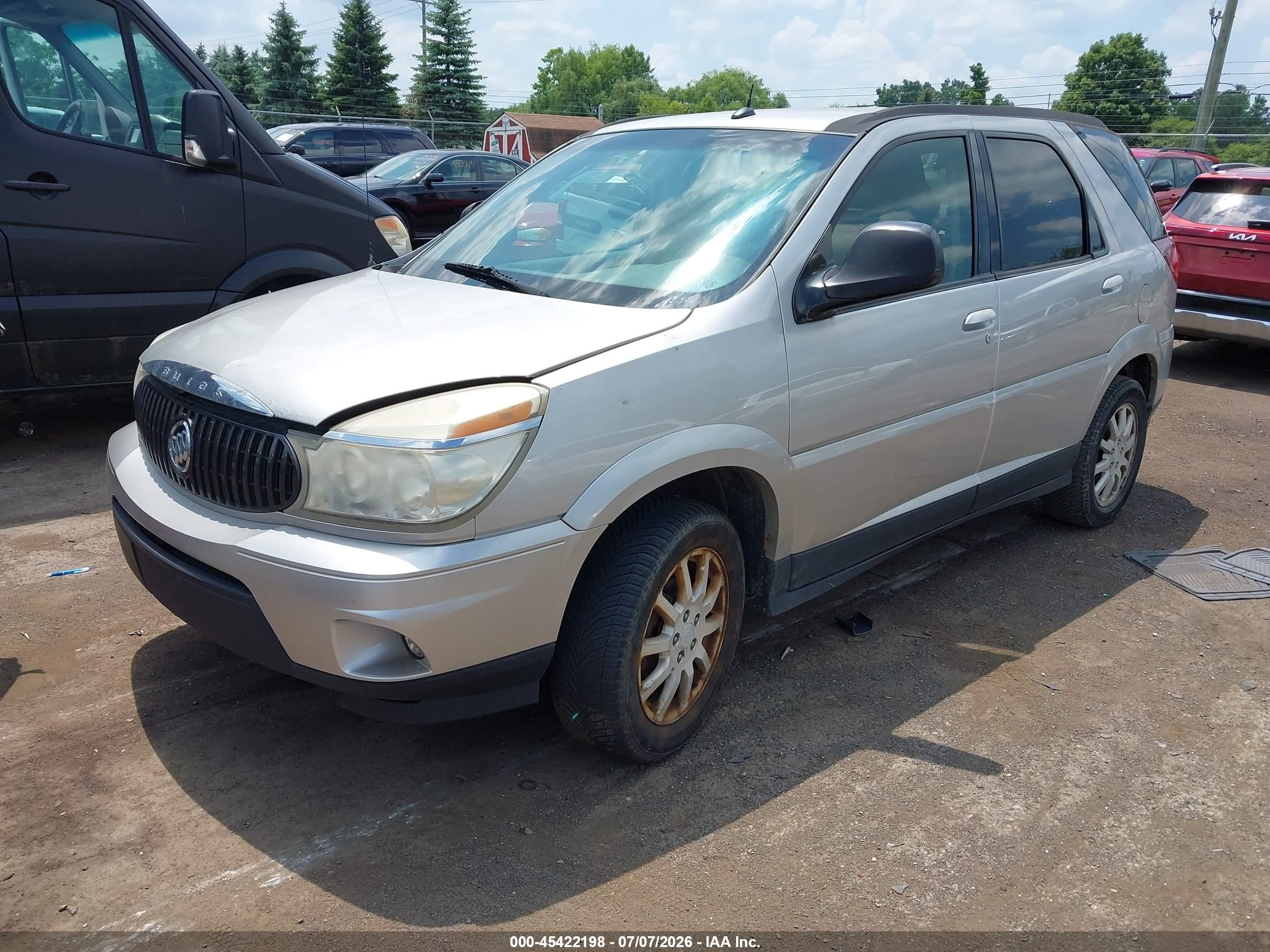 2007 Buick Rendezvous Cx Silver vin: 3G5DA03L47S582165