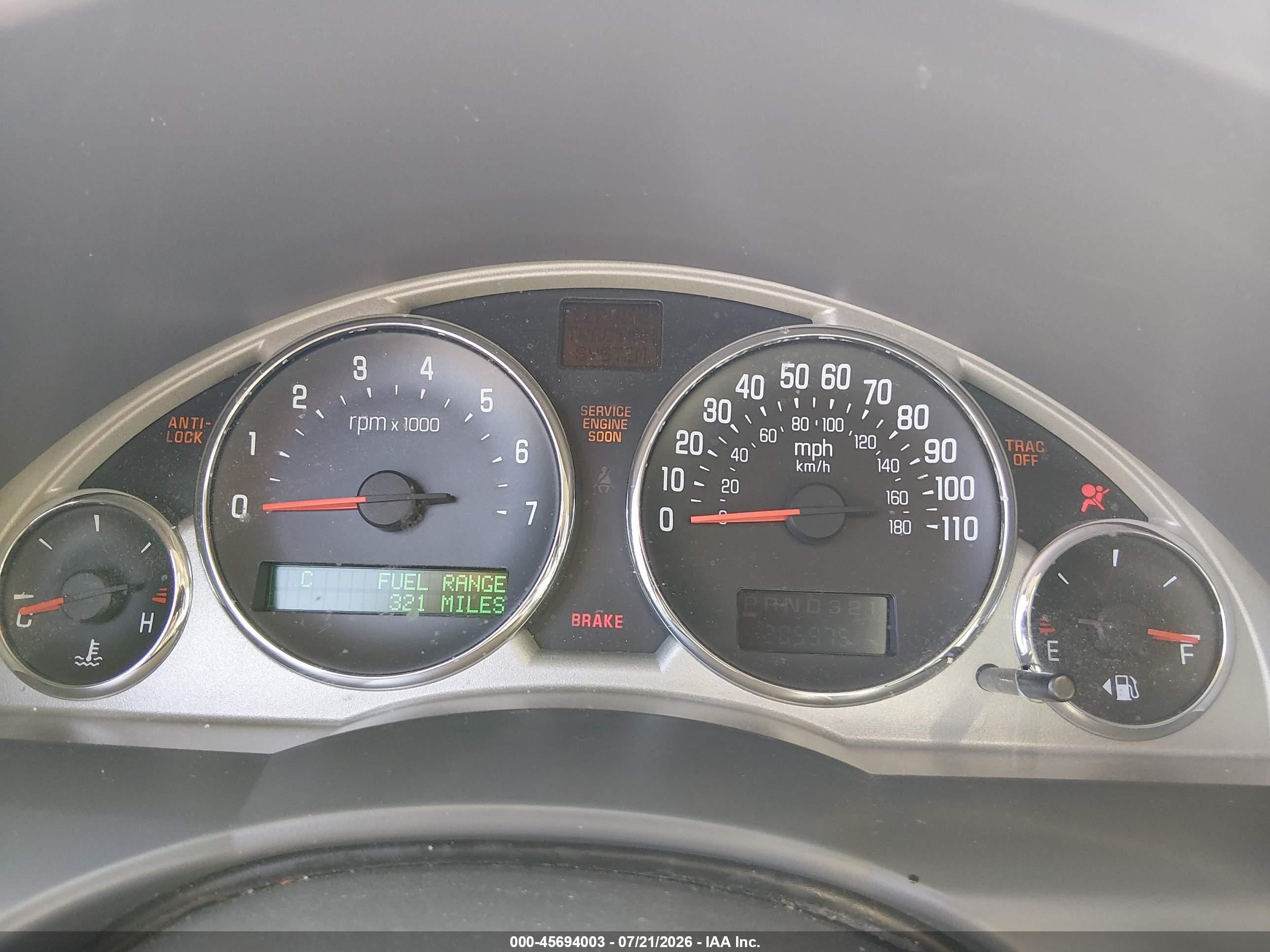 2007 Buick Rendezvous Cxl Red vin: 3G5DA03L57S514781