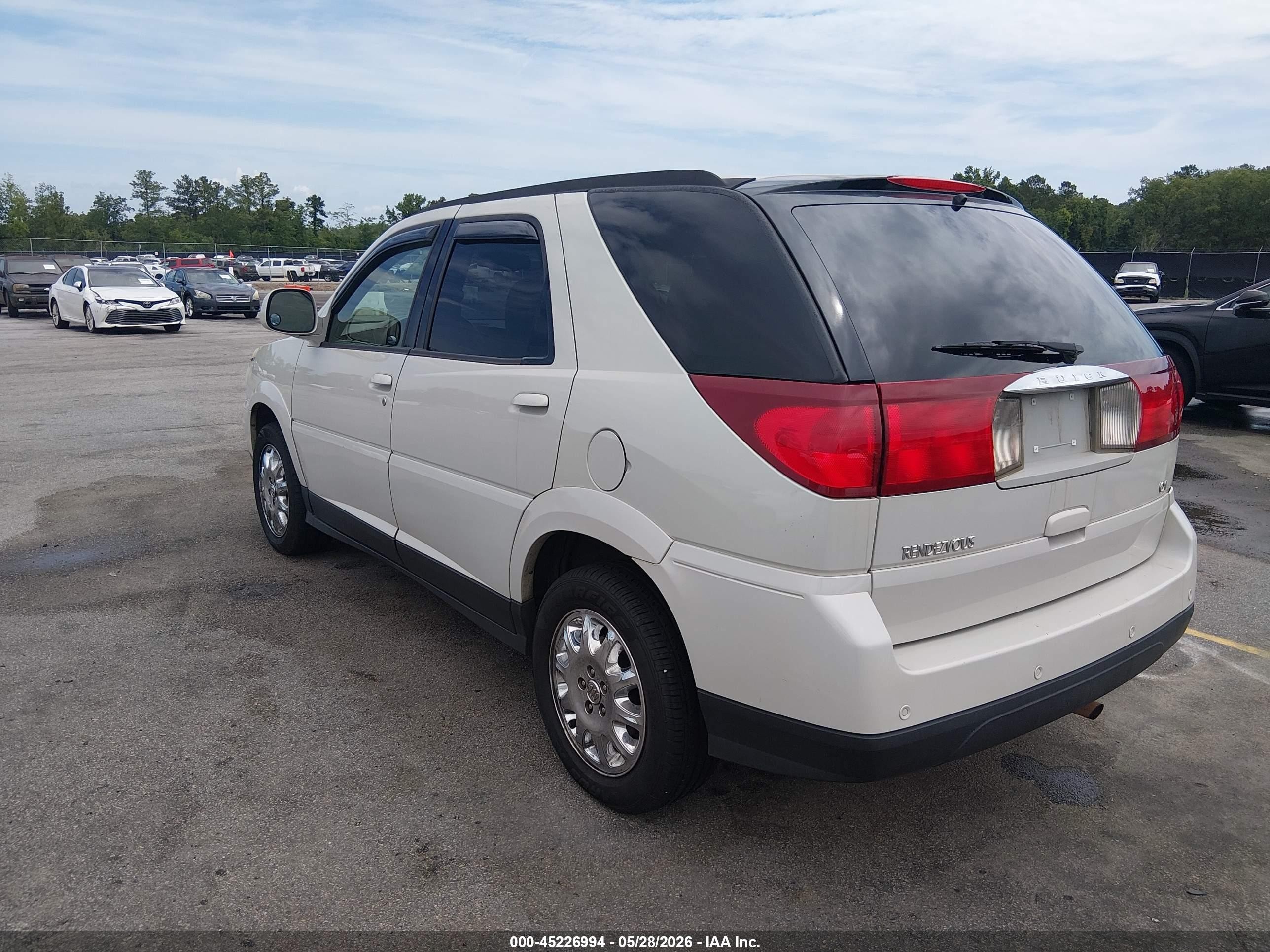 2007 Buick Rendezvous Cxl Cream vin: 3G5DA03L57S539549
