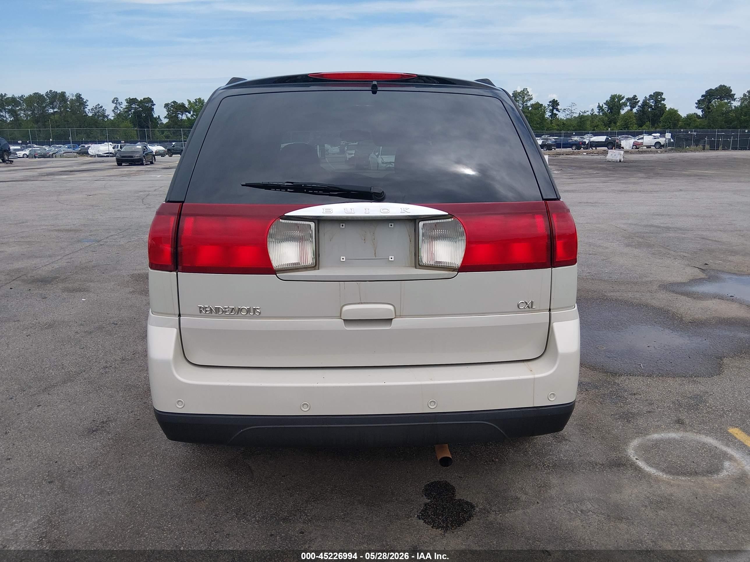 2007 Buick Rendezvous Cxl Cream vin: 3G5DA03L57S539549