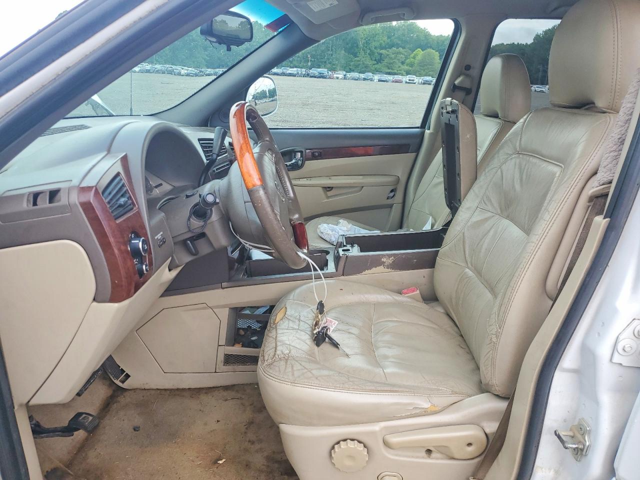 2007 Buick Rendezvous Cx White vin: 3G5DA03L57S539776