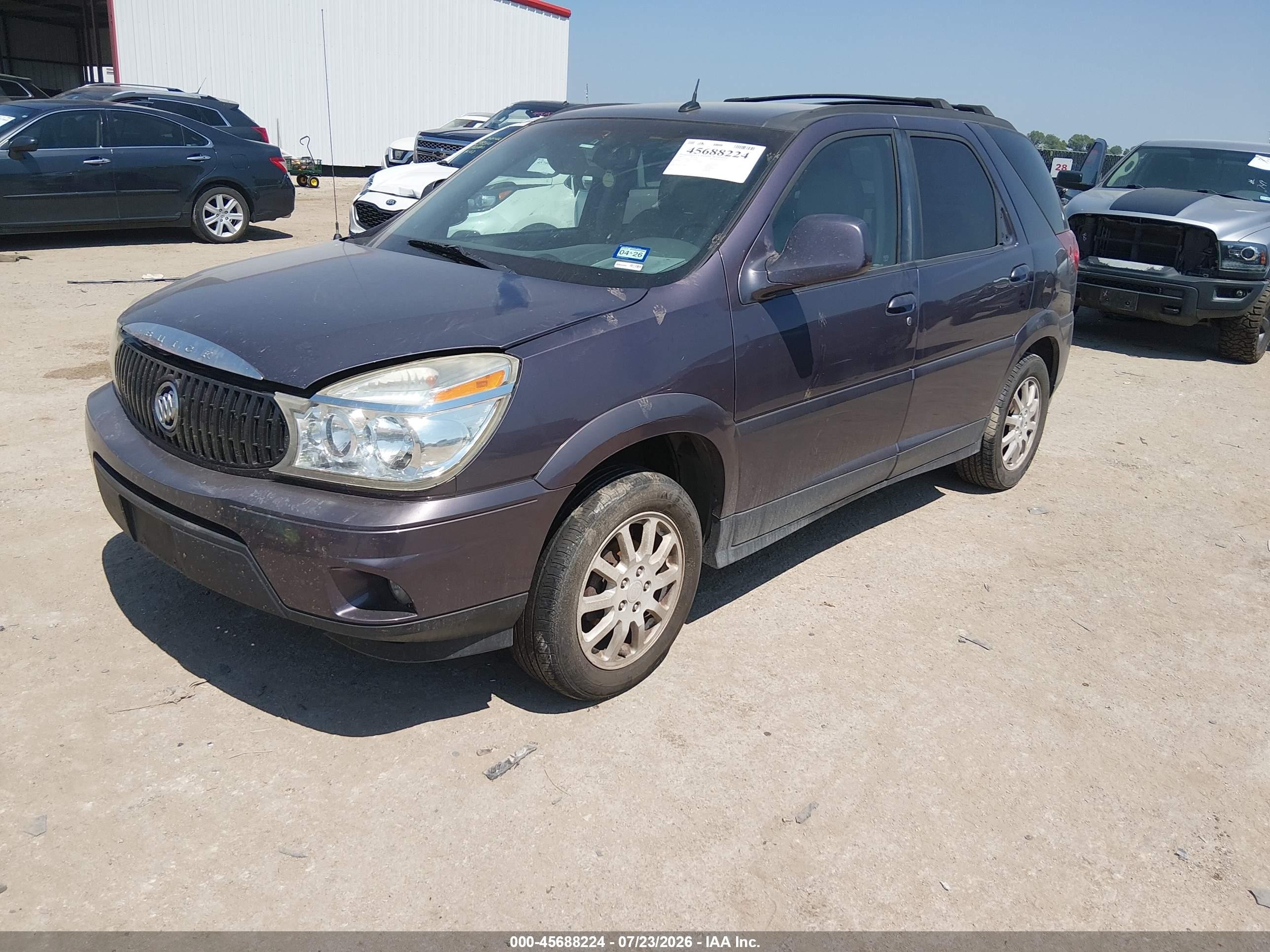 2007 Buick Rendezvous Cxl Gray vin: 3G5DA03L57S540796