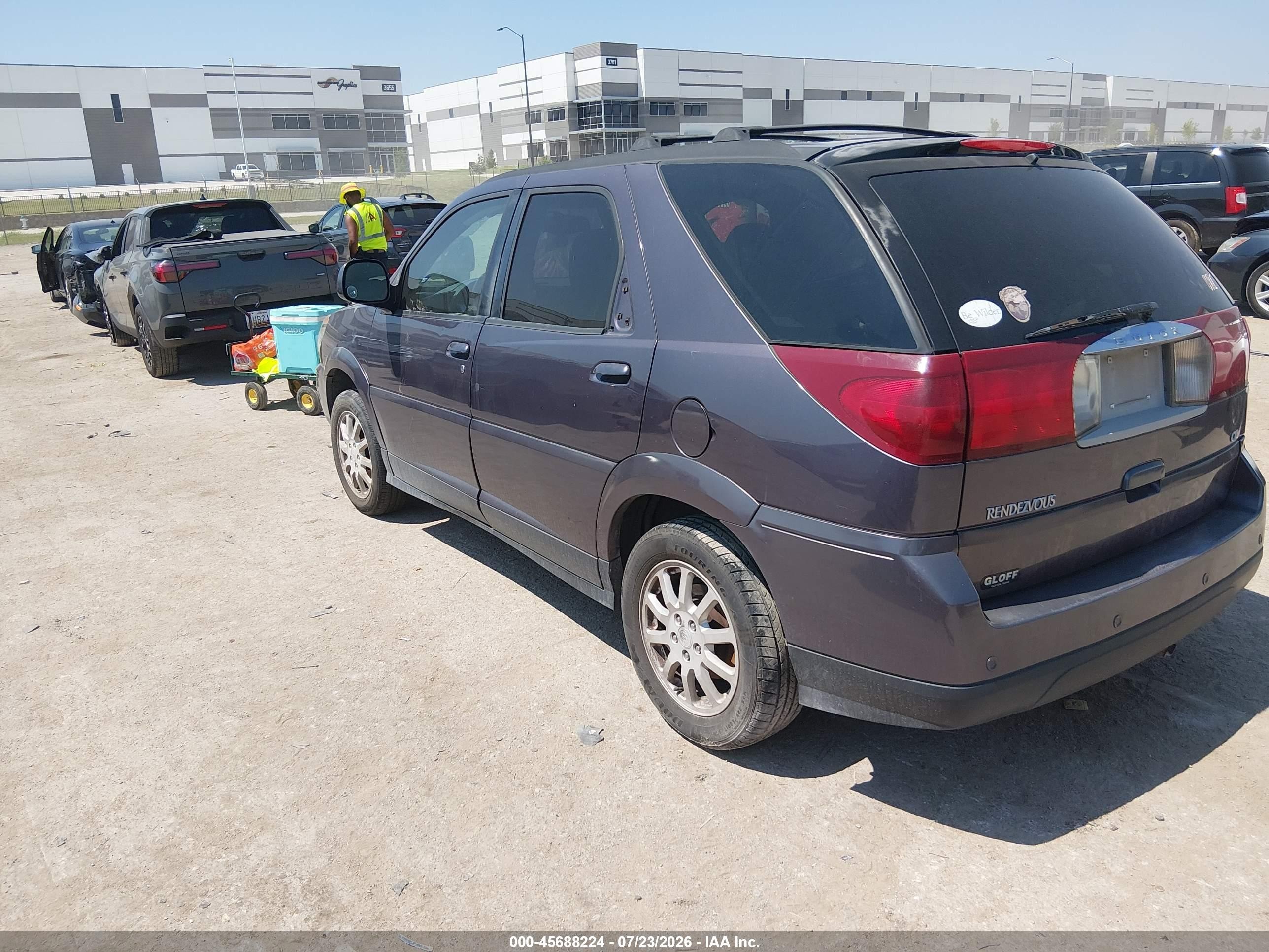 2007 Buick Rendezvous Cxl Gray vin: 3G5DA03L57S540796