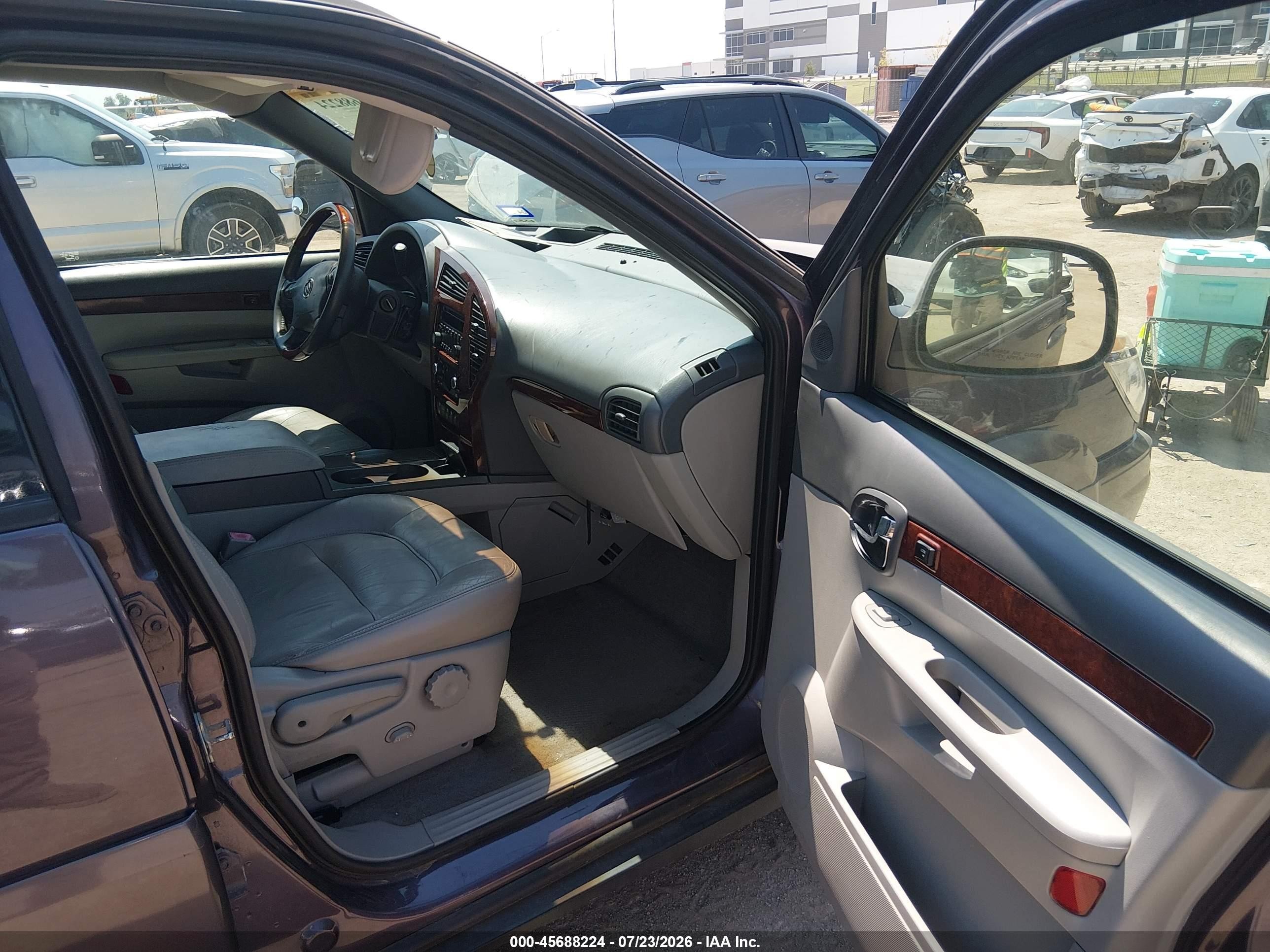 2007 Buick Rendezvous Cxl Gray vin: 3G5DA03L57S540796