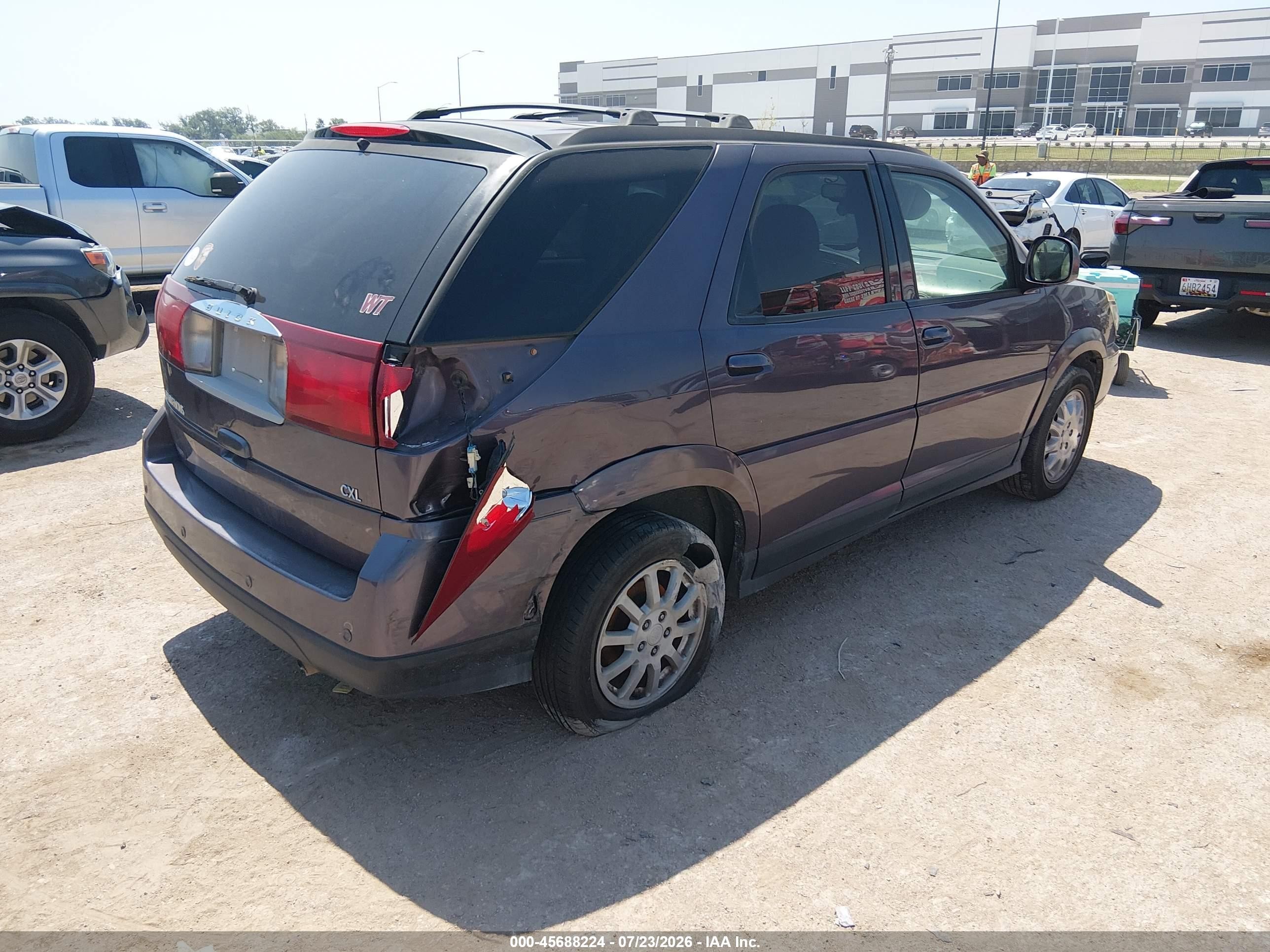 2007 Buick Rendezvous Cxl Gray vin: 3G5DA03L57S540796