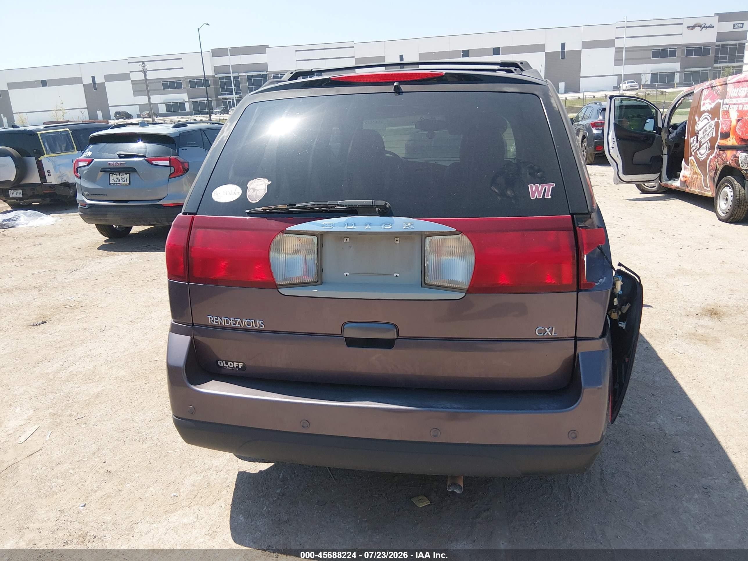 2007 Buick Rendezvous Cxl Gray vin: 3G5DA03L57S540796