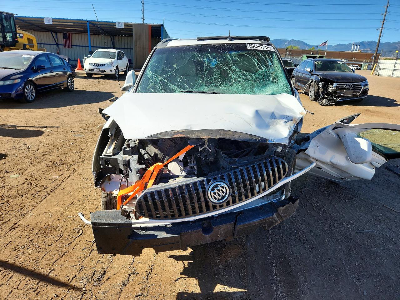 2007 Buick Rendezvous Cx White vin: 3G5DA03L57S583437