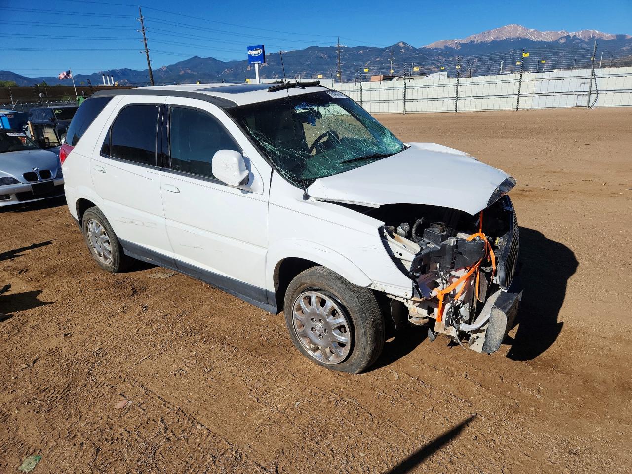 2007 Buick Rendezvous Cx White vin: 3G5DA03L57S583437