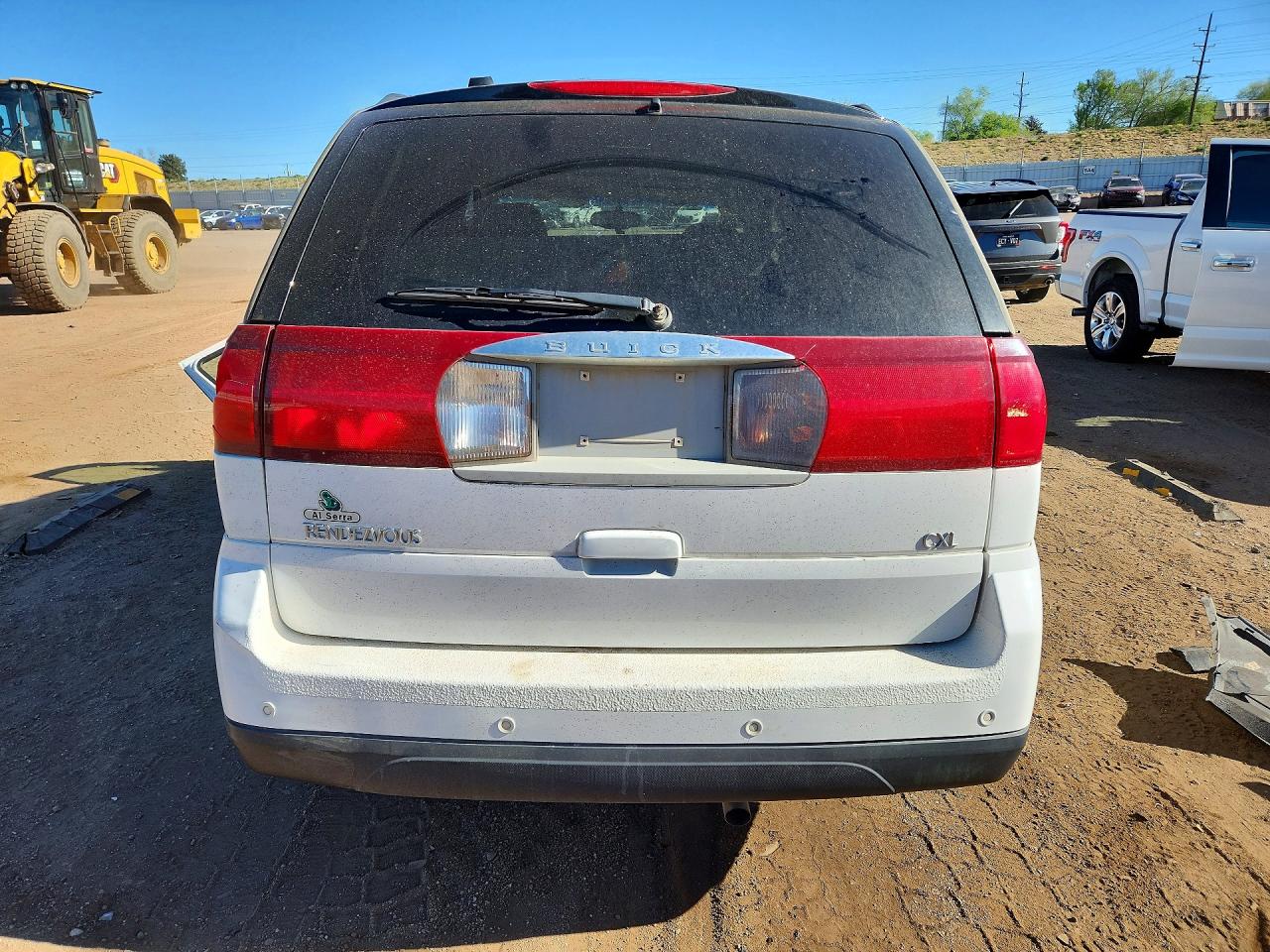 2007 Buick Rendezvous Cx White vin: 3G5DA03L57S583437