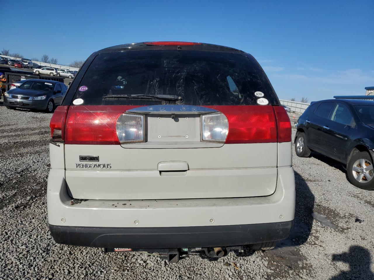 2006 Buick Rendezvous Cx White vin: 3G5DA03L66S523407
