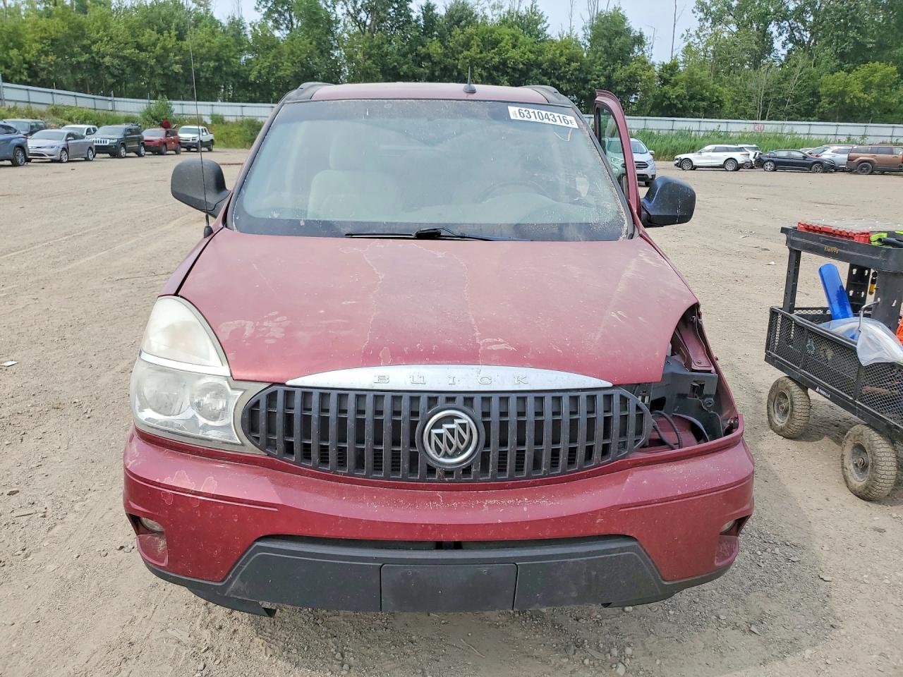 2007 Buick Rendezvous Cx Красный vin: 3G5DA03L67S501456