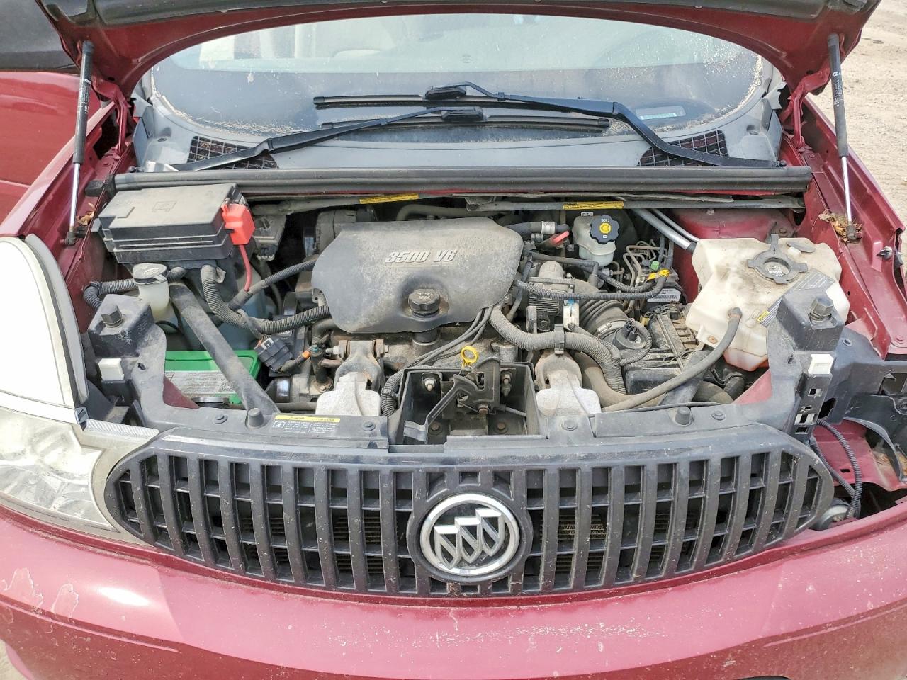 2007 Buick Rendezvous Cx Красный vin: 3G5DA03L67S501456