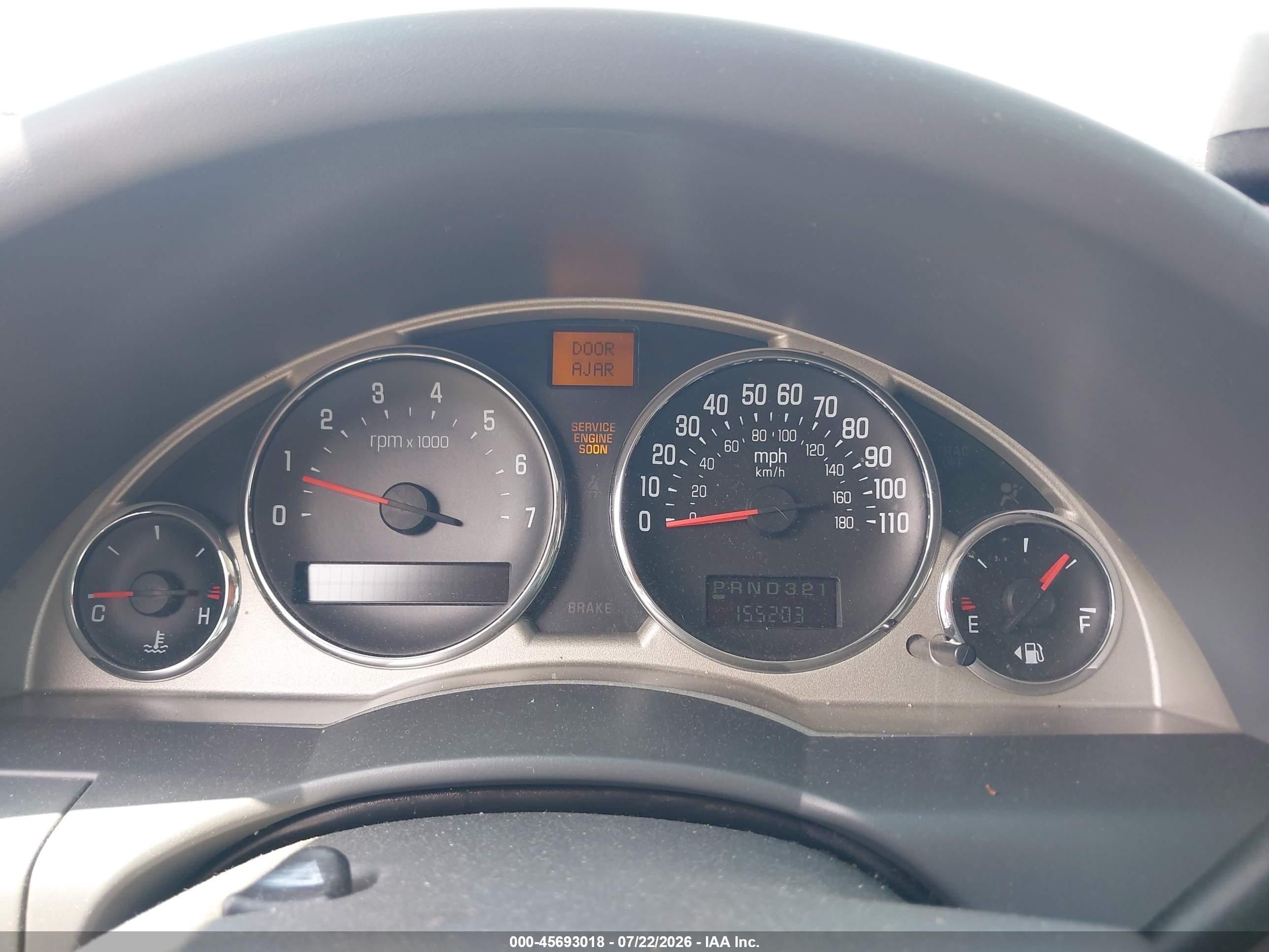 2007 Buick Rendezvous Cxl Silver vin: 3G5DA03L67S560989