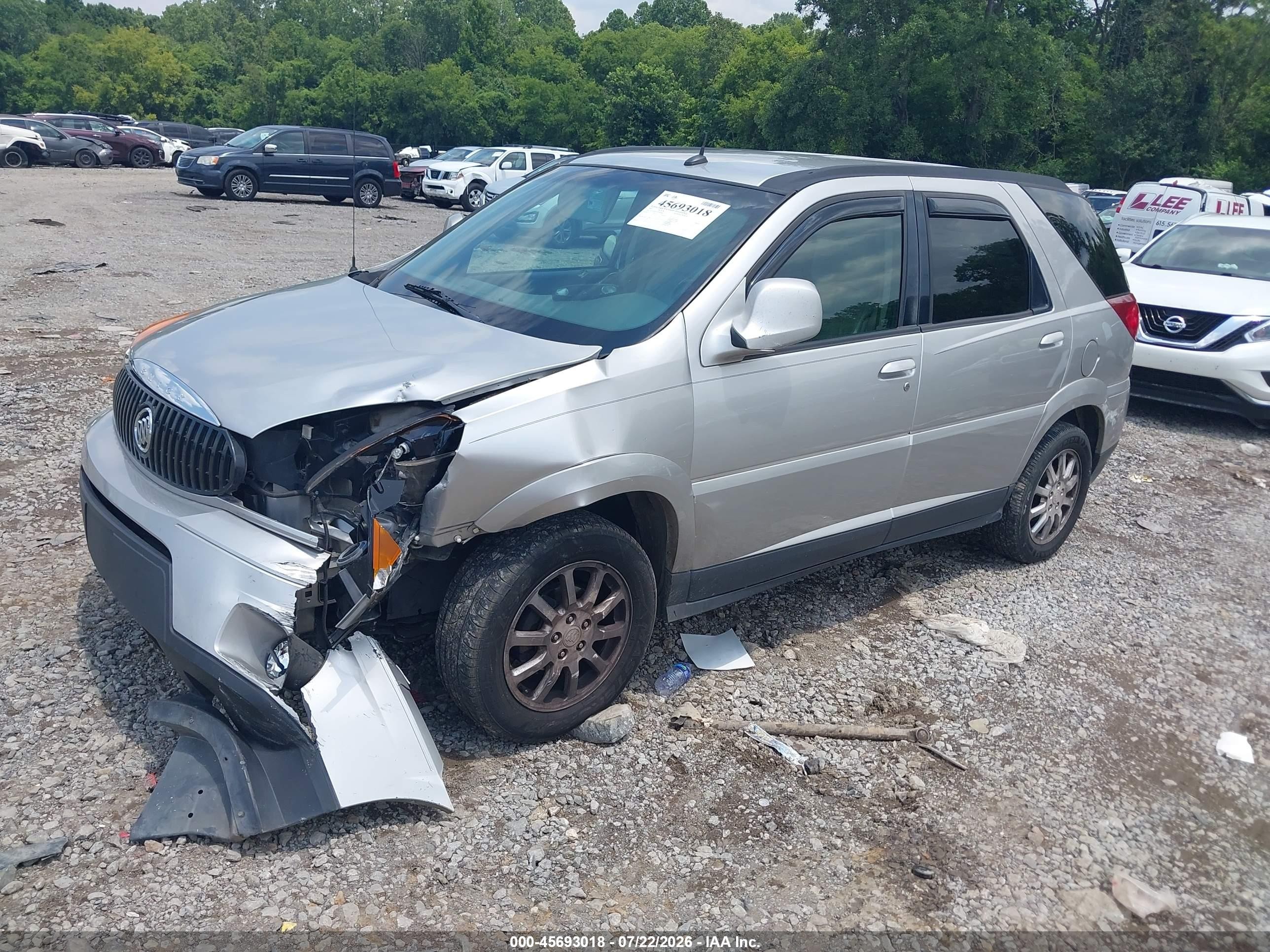 2007 Buick Rendezvous Cxl Silver vin: 3G5DA03L67S560989