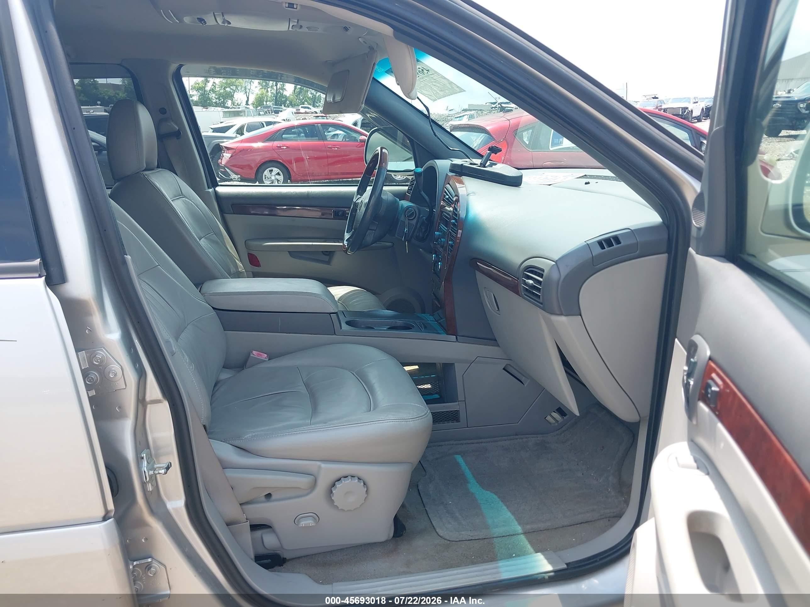 2007 Buick Rendezvous Cxl Silver vin: 3G5DA03L67S560989
