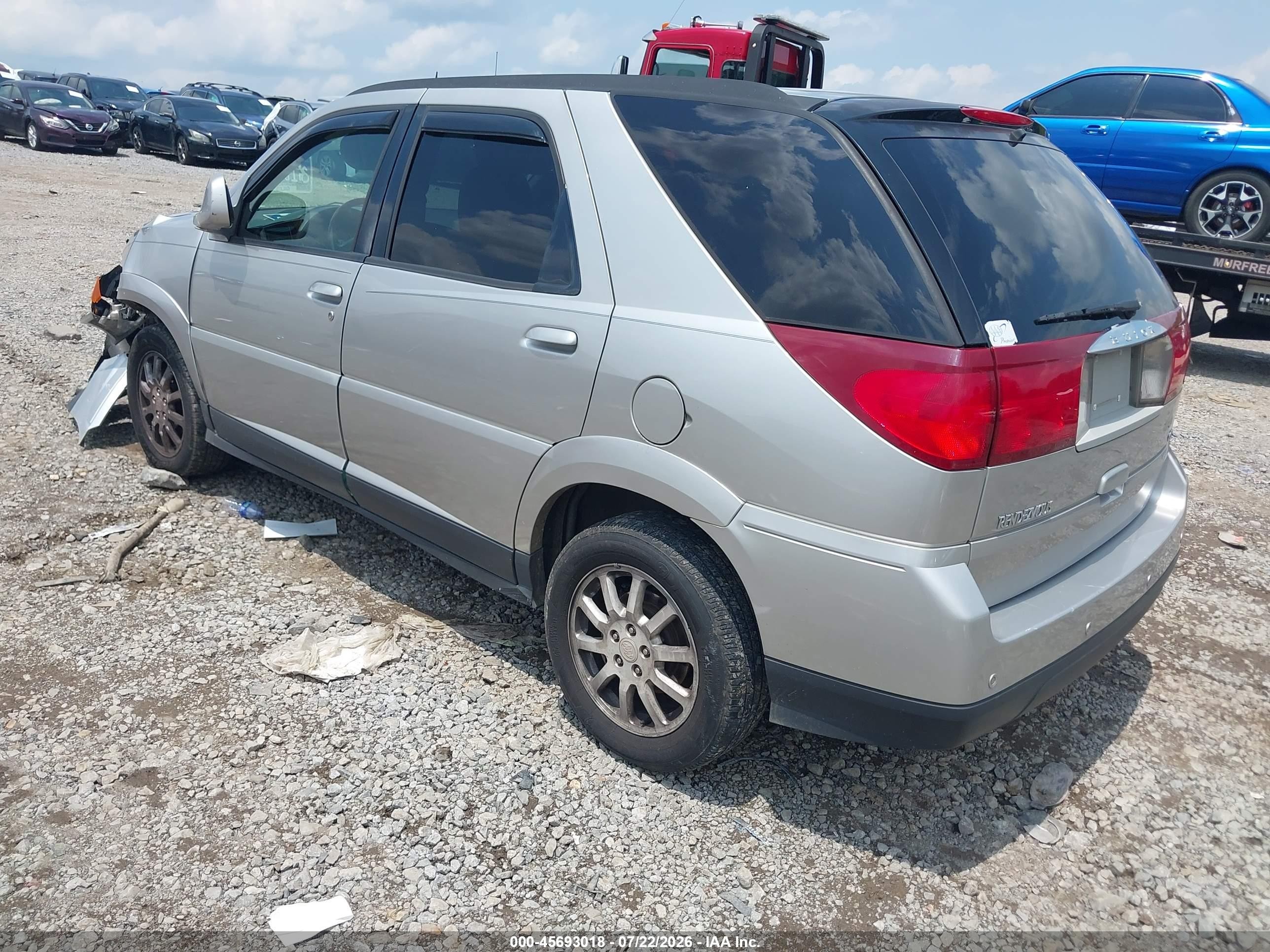 2007 Buick Rendezvous Cxl Silver vin: 3G5DA03L67S560989