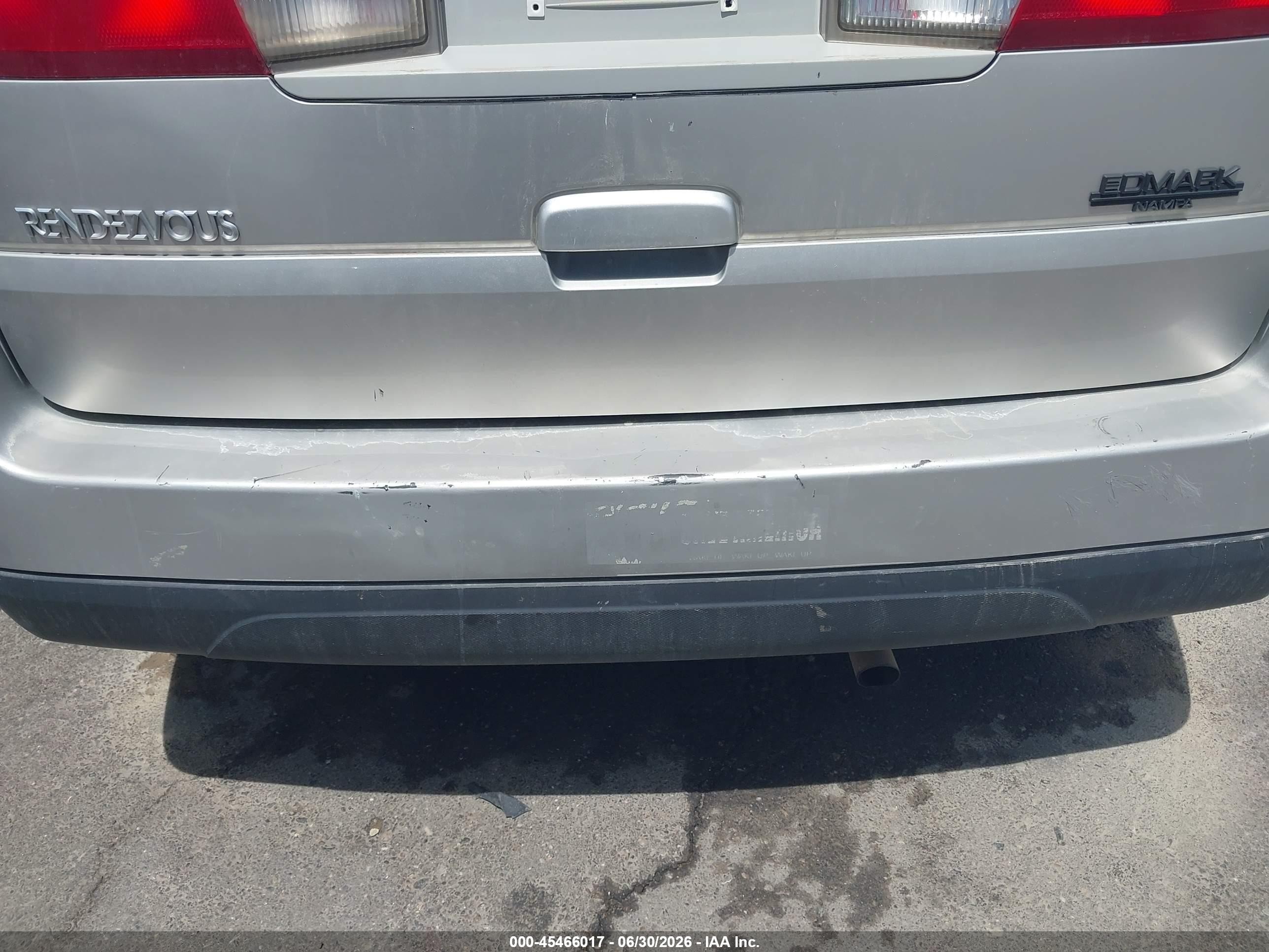 2007 Buick Rendezvous Cx Silver vin: 3G5DA03L67S583138