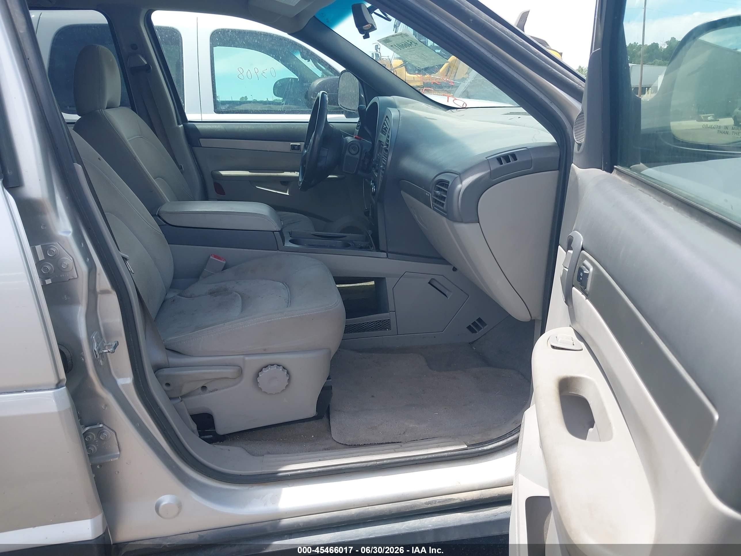 2007 Buick Rendezvous Cx Silver vin: 3G5DA03L67S583138