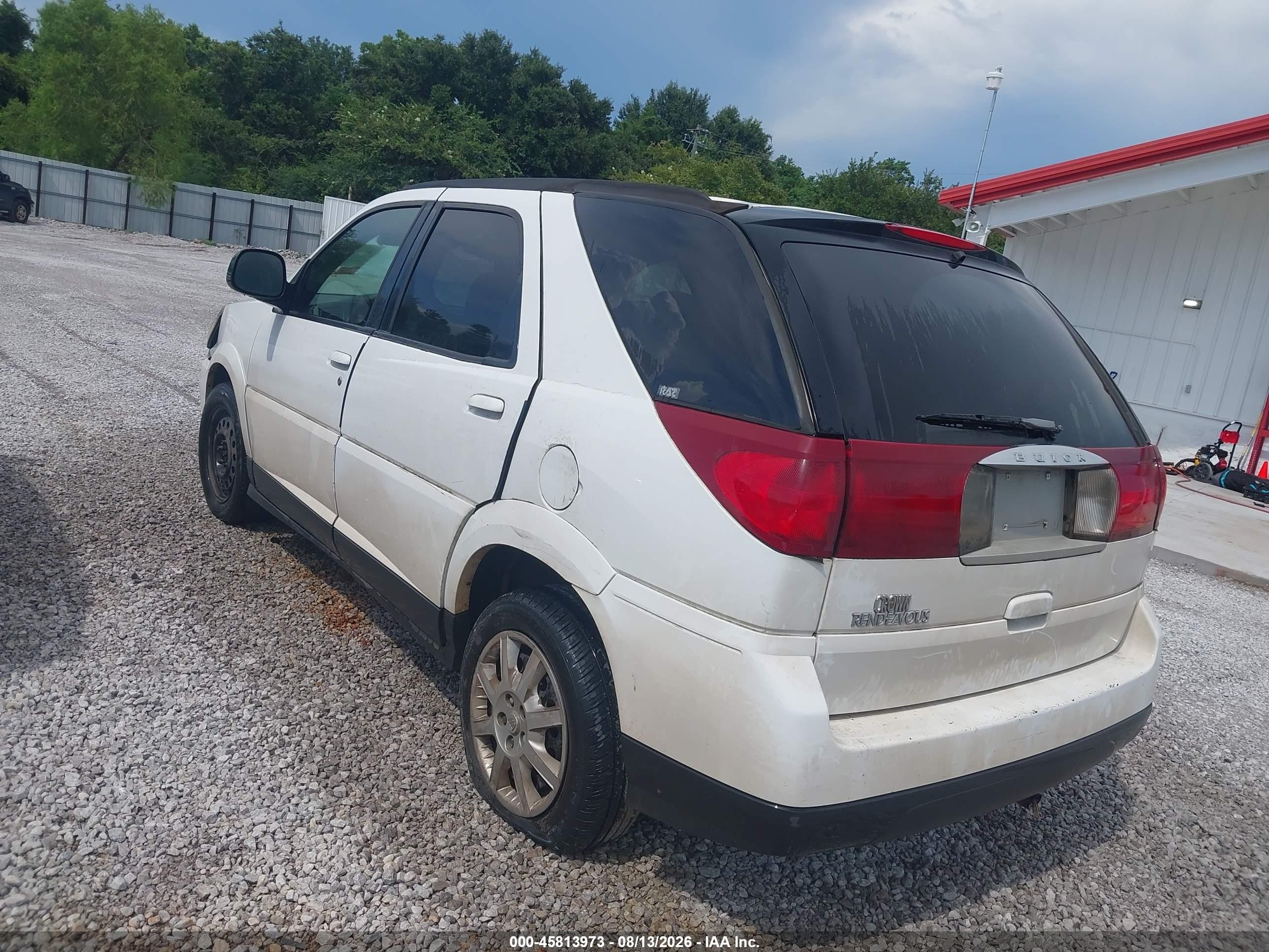 2007 Buick Rendezvous Cx White vin: 3G5DA03L77S579891