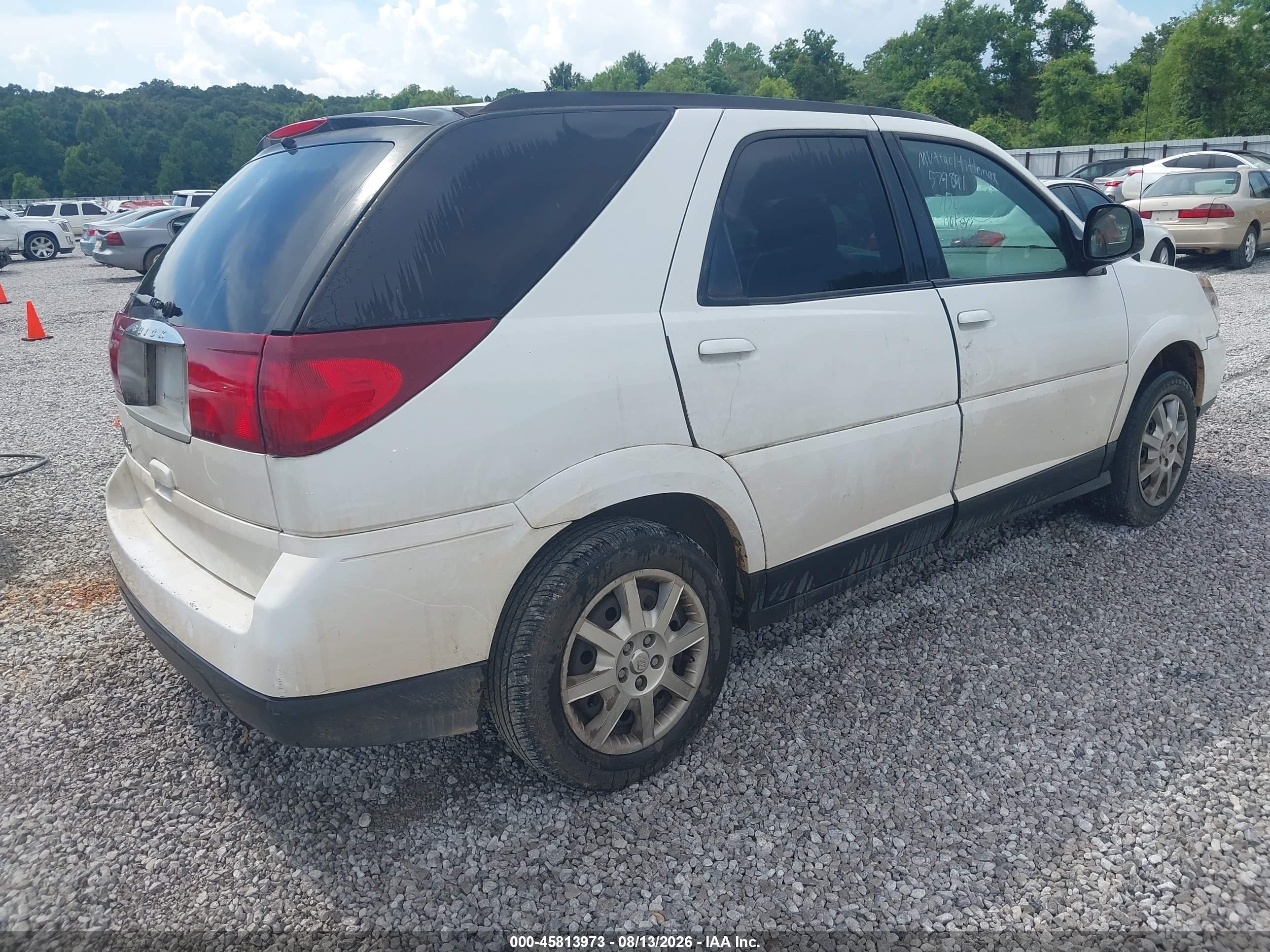 2007 Buick Rendezvous Cx White vin: 3G5DA03L77S579891