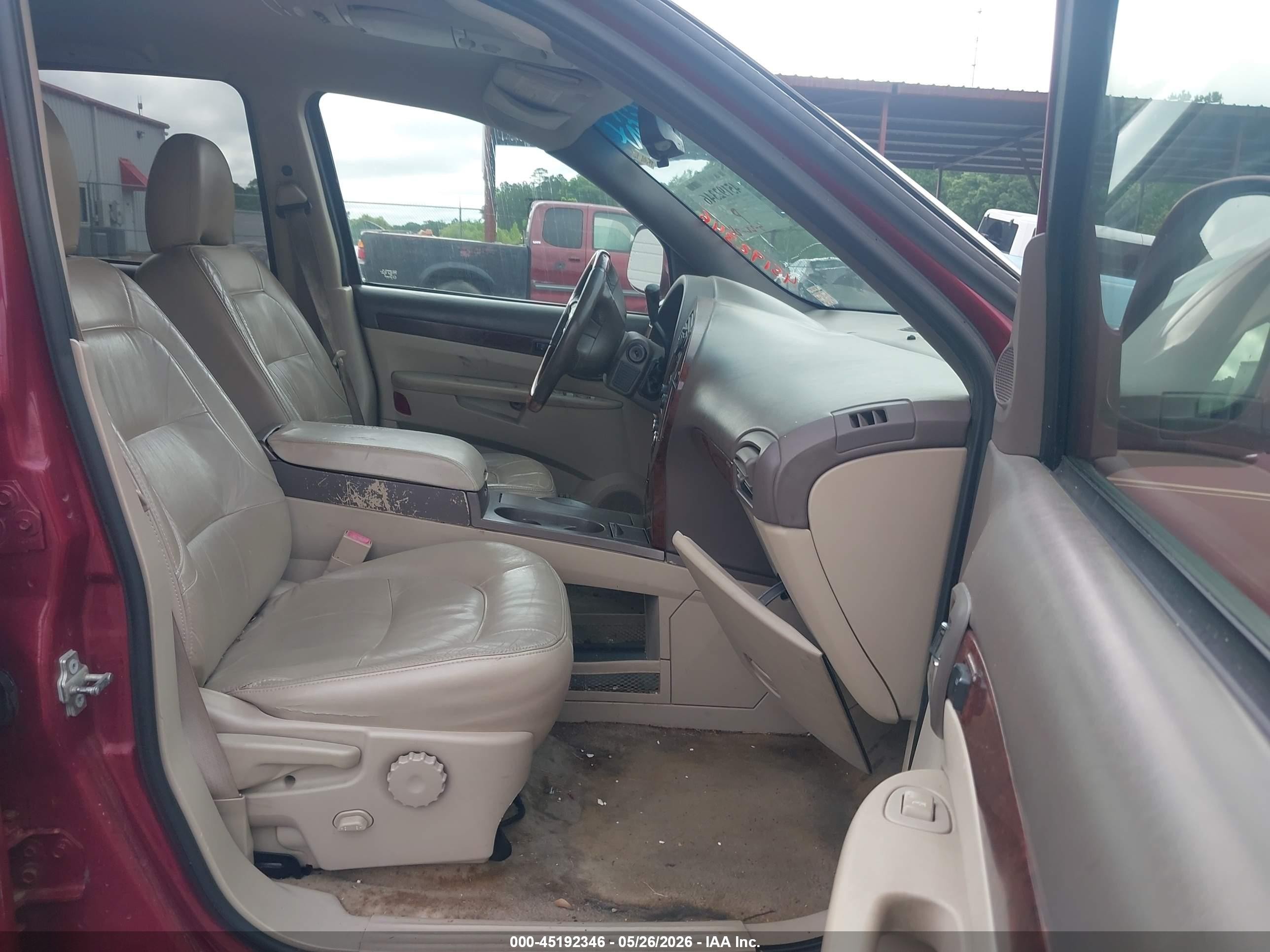 2007 Buick Rendezvous Cxl Maroon vin: 3G5DA03L77S594665