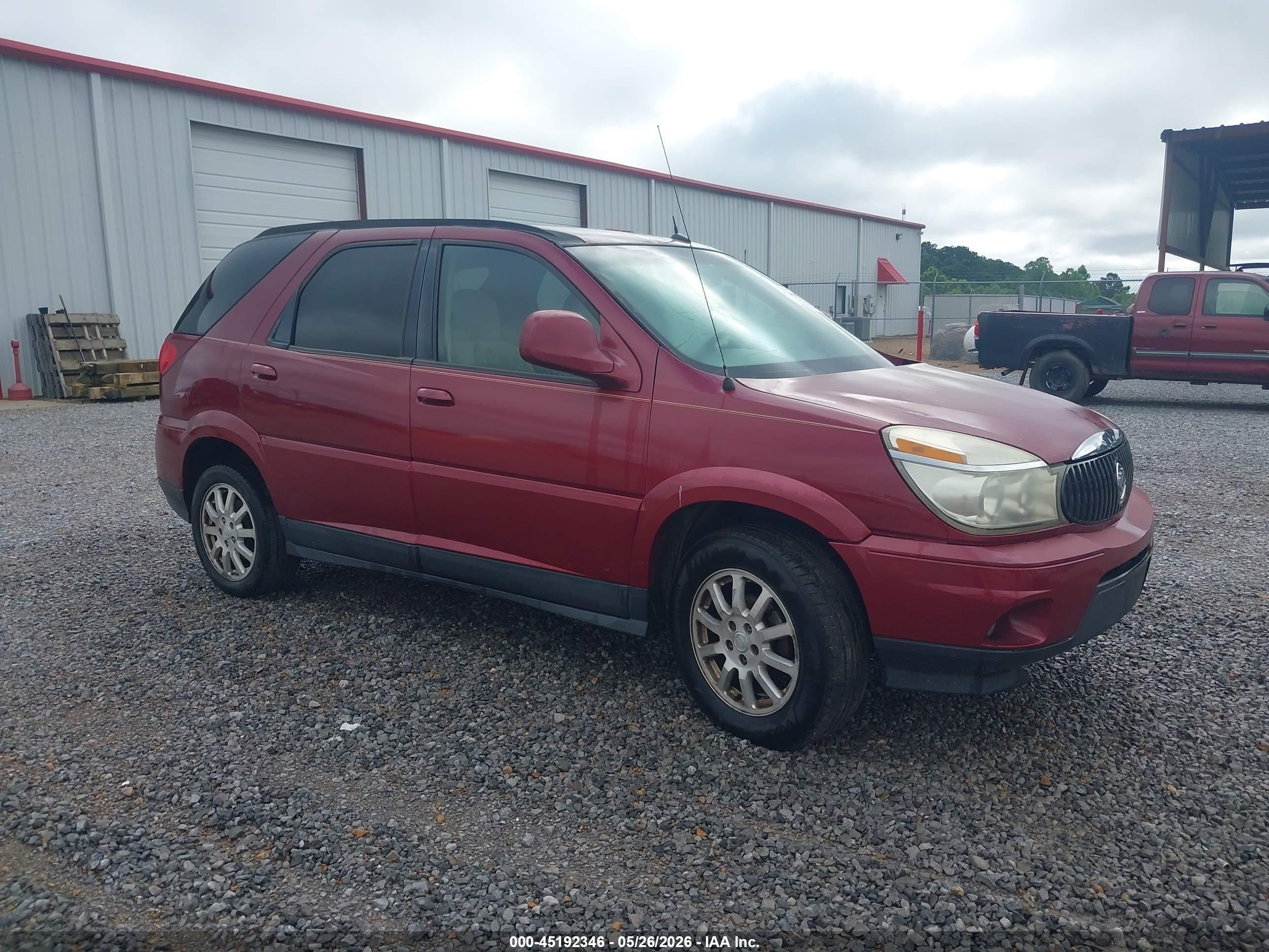 2007 Buick Rendezvous Cxl Maroon vin: 3G5DA03L77S594665