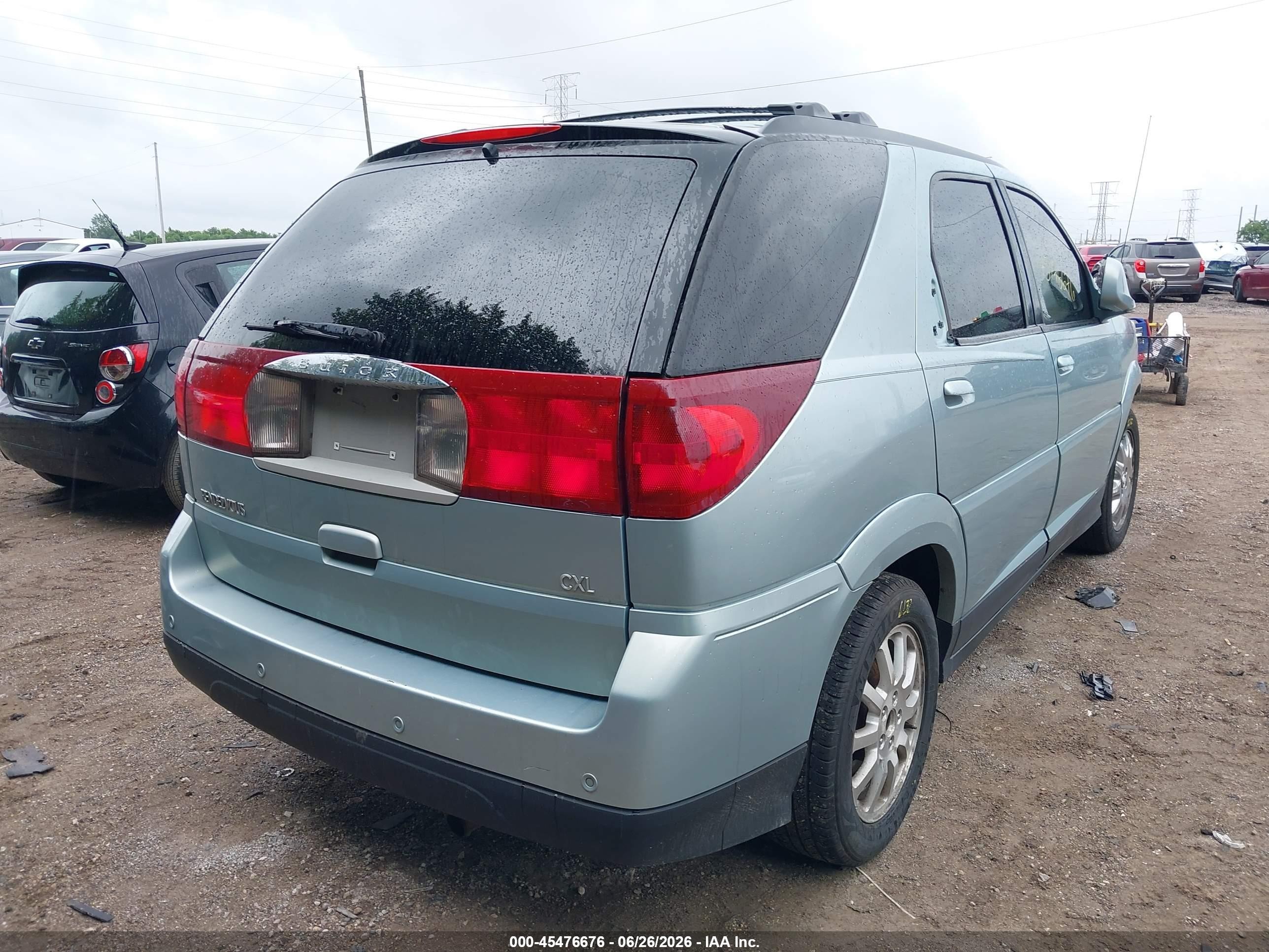 2006 Buick Rendezvous Cx Light Blue vin: 3G5DA03L86S514479