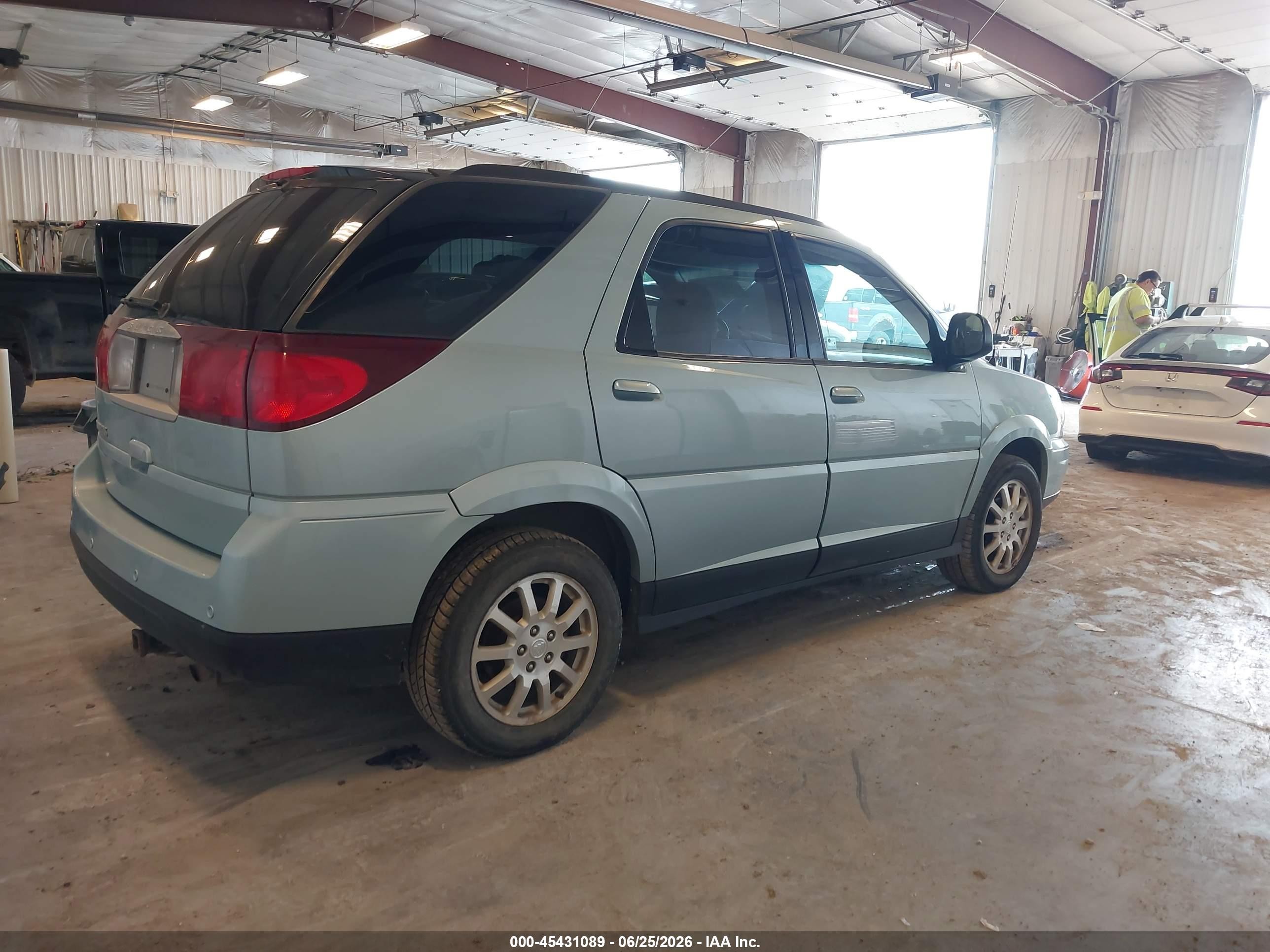 2006 Buick Rendezvous Cx Blue vin: 3G5DA03L86S526616