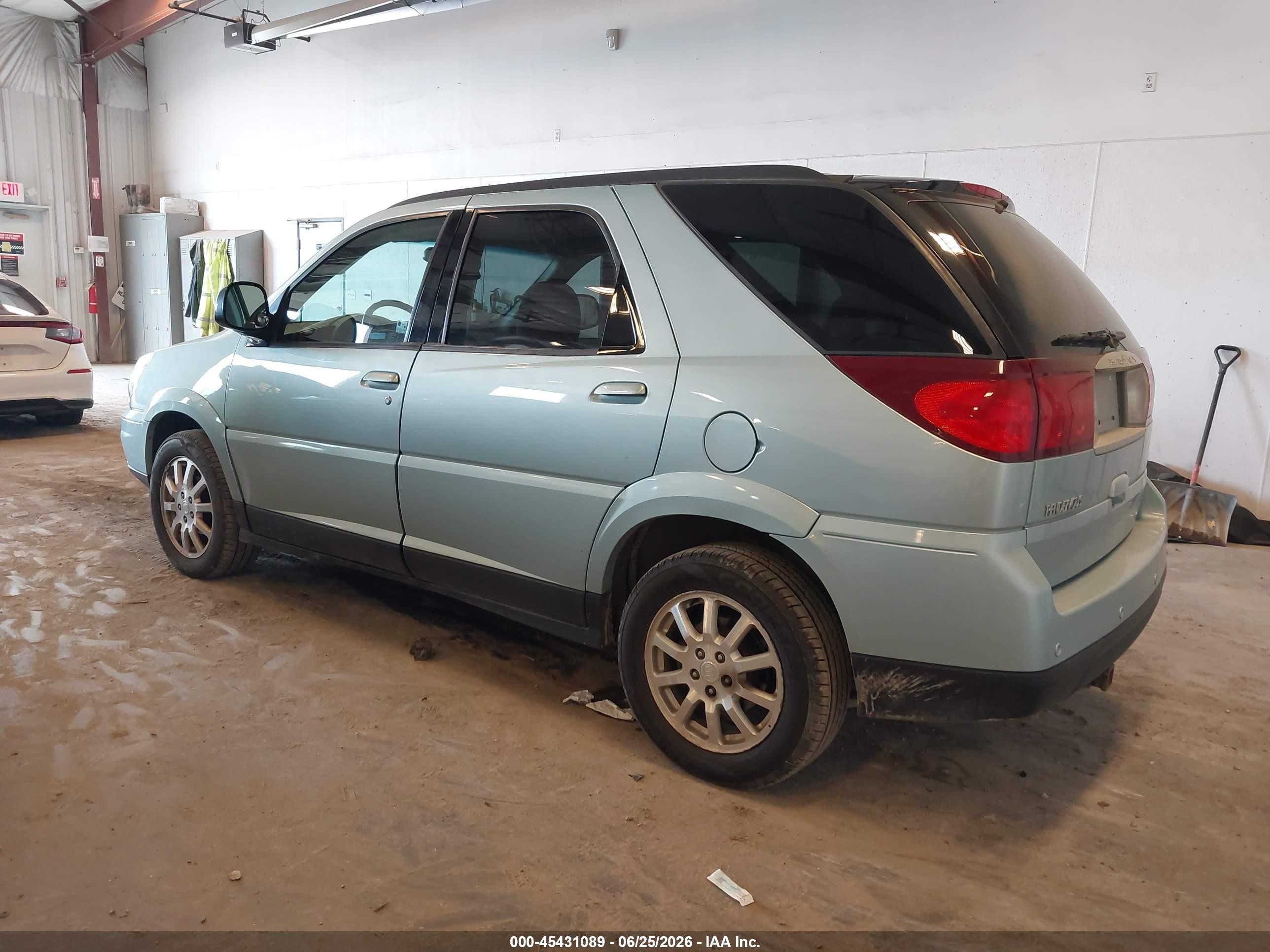 2006 Buick Rendezvous Cx Blue vin: 3G5DA03L86S526616