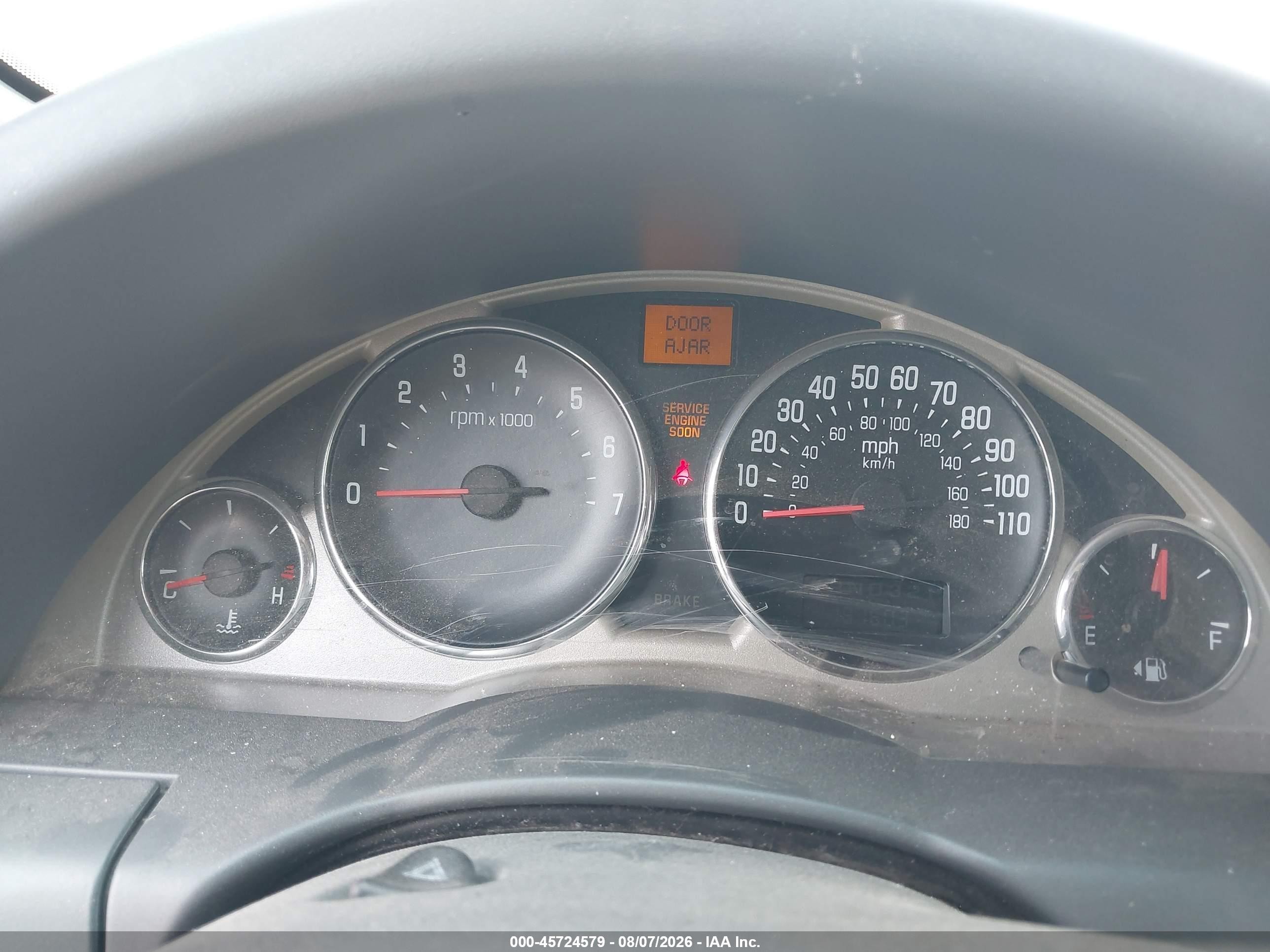 2006 Buick Rendezvous Cx Silver vin: 3G5DA03L86S581339