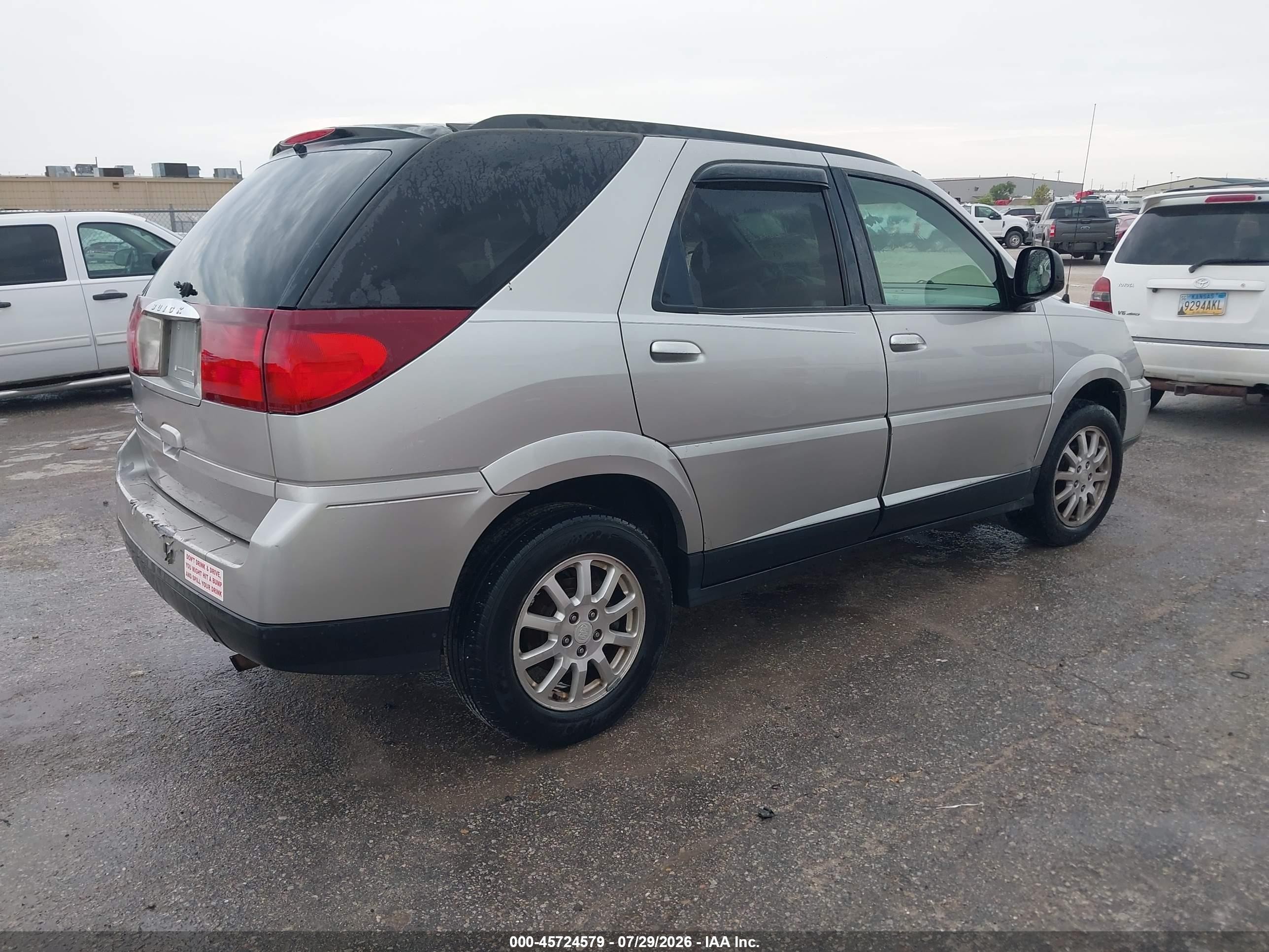 2006 Buick Rendezvous Cx Silver vin: 3G5DA03L86S581339