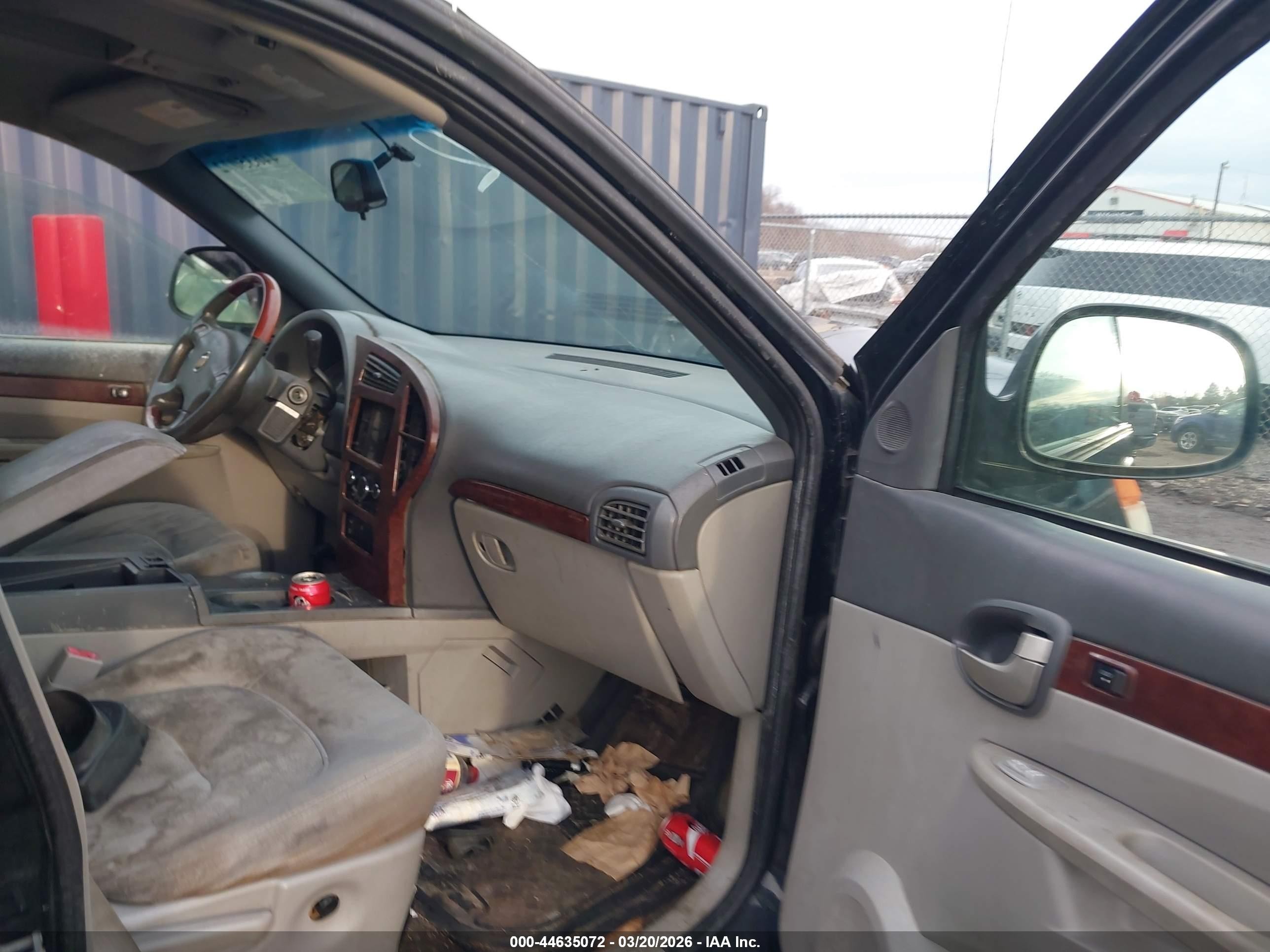 2007 Buick Rendezvous Cx Black vin: 3G5DA03L87S509994
