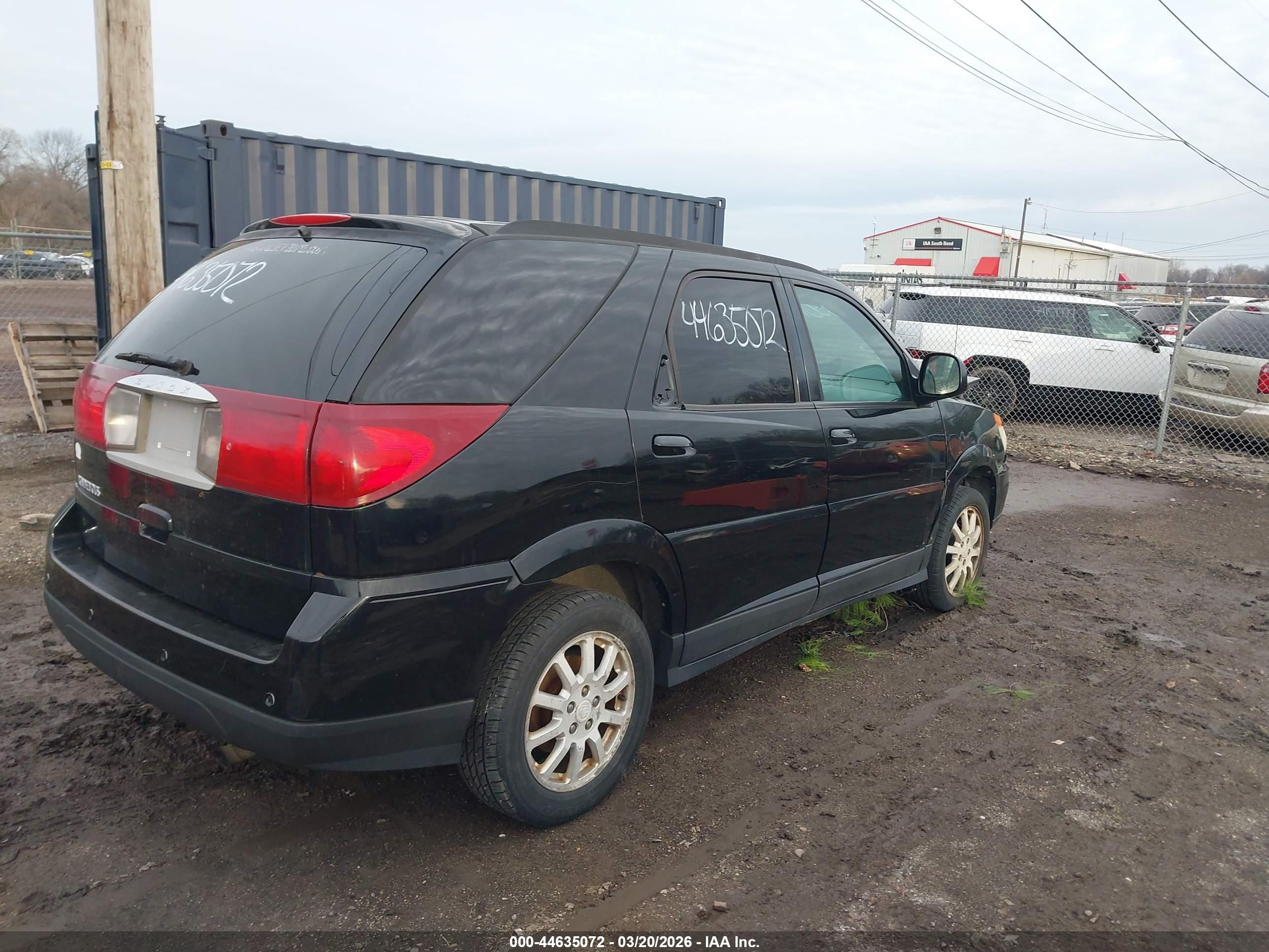 2007 Buick Rendezvous Cx Black vin: 3G5DA03L87S509994