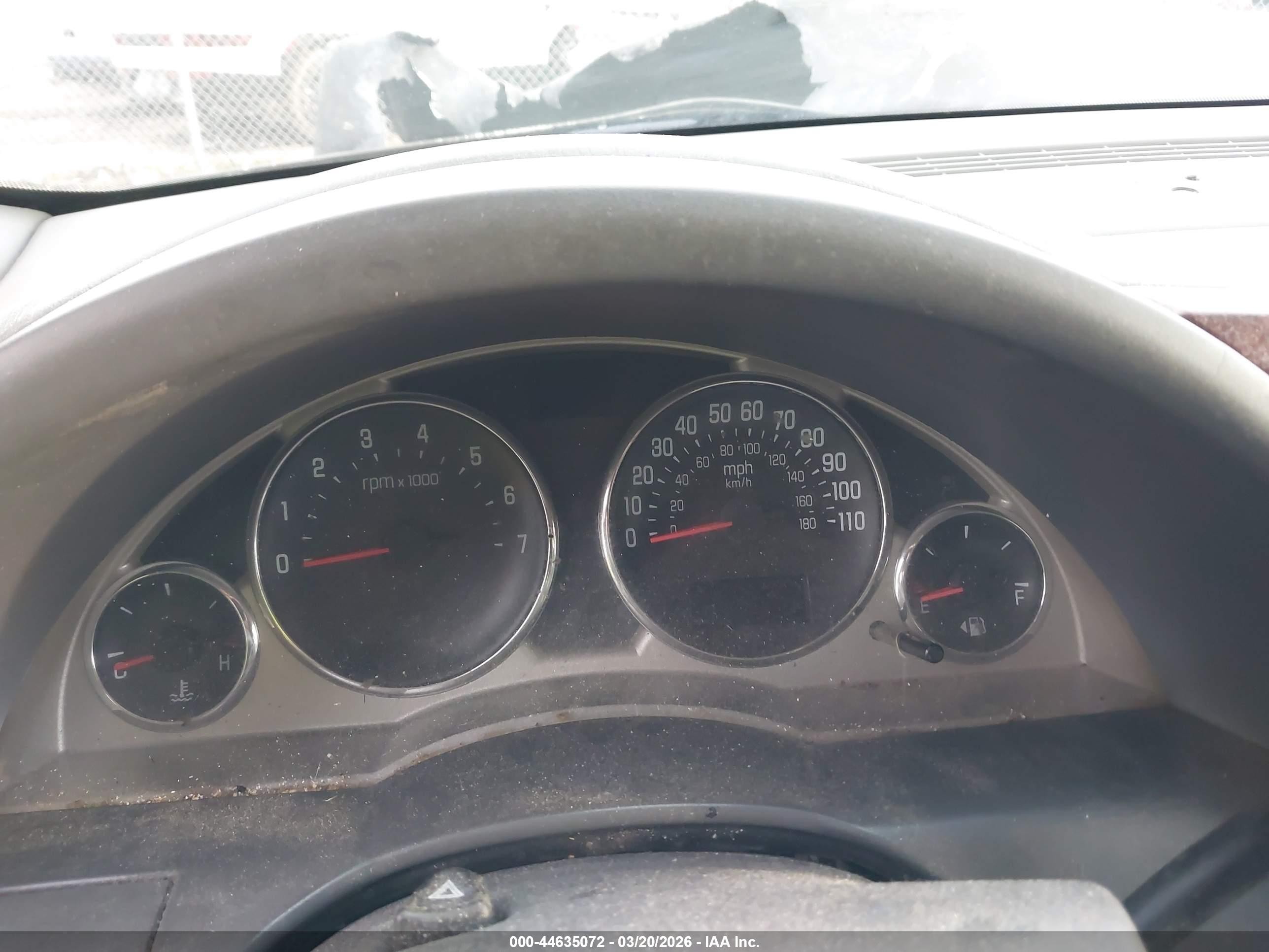 2007 Buick Rendezvous Cx Black vin: 3G5DA03L87S509994