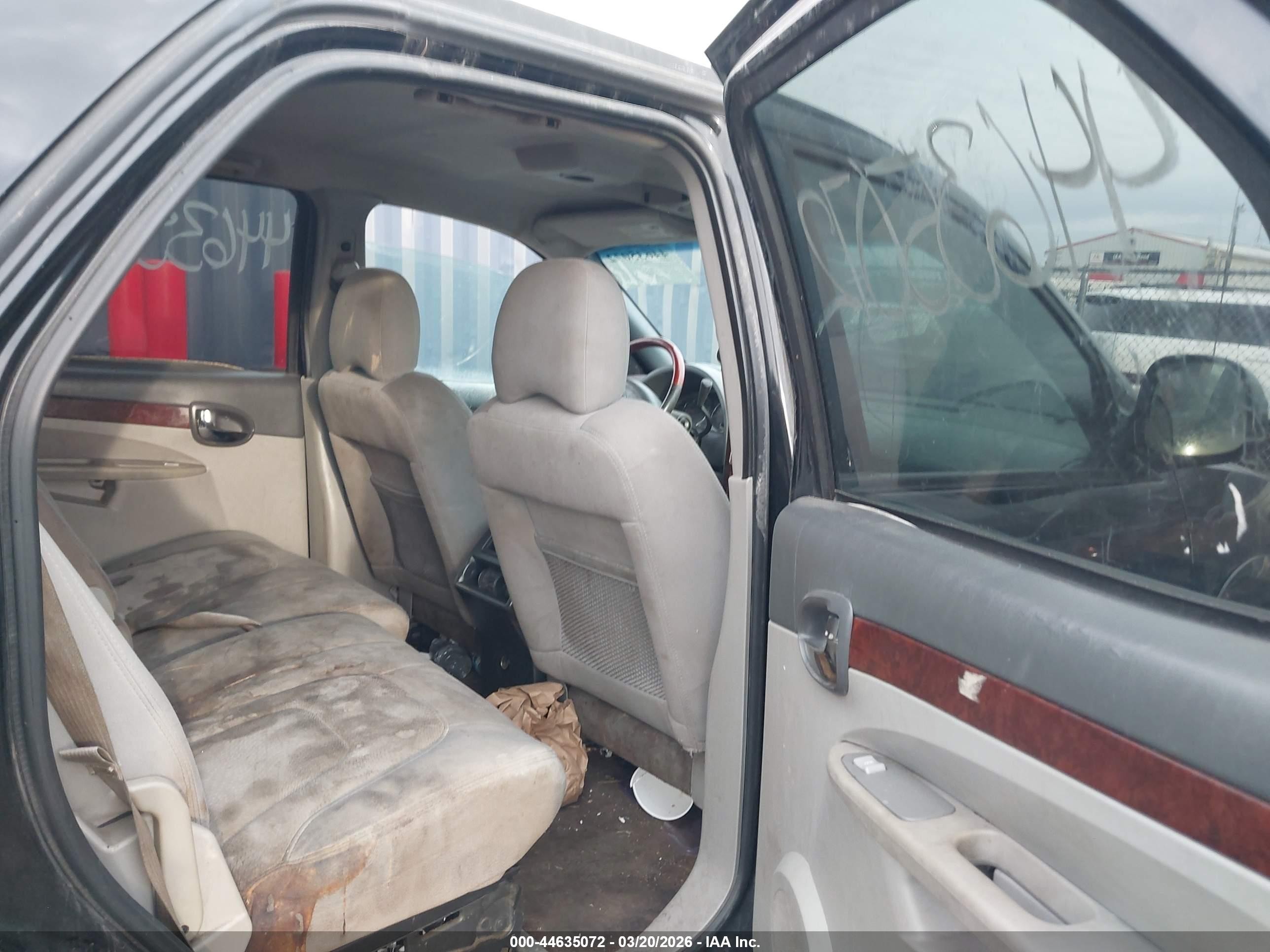 2007 Buick Rendezvous Cx Black vin: 3G5DA03L87S509994