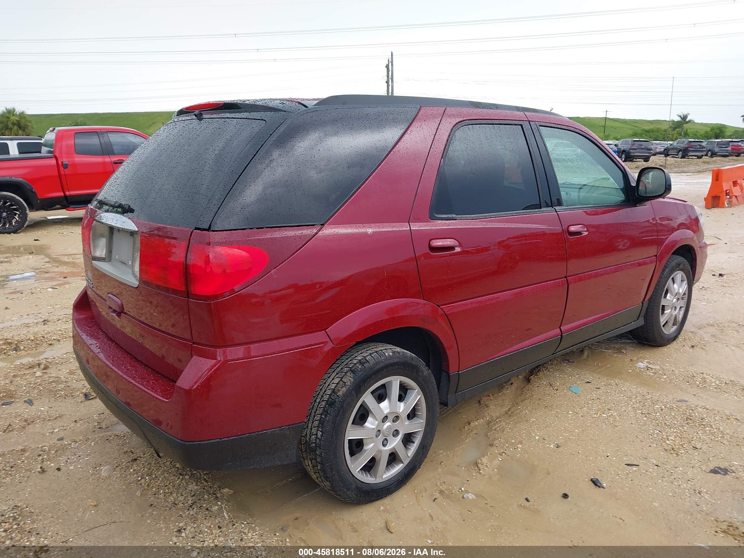 2007 Buick Rendezvous Cx Maroon vin: 3G5DA03L87S566969