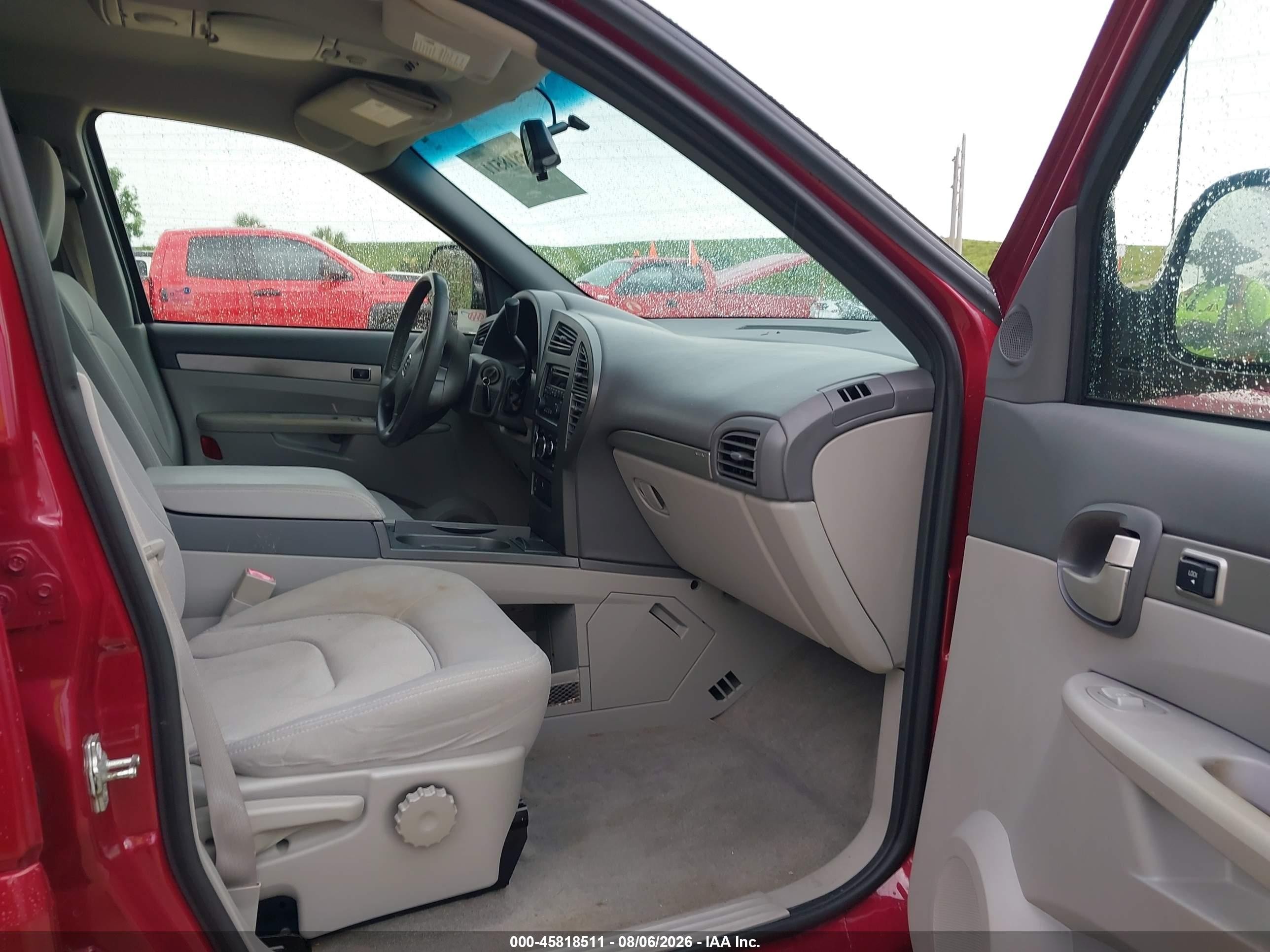 2007 Buick Rendezvous Cx Maroon vin: 3G5DA03L87S566969