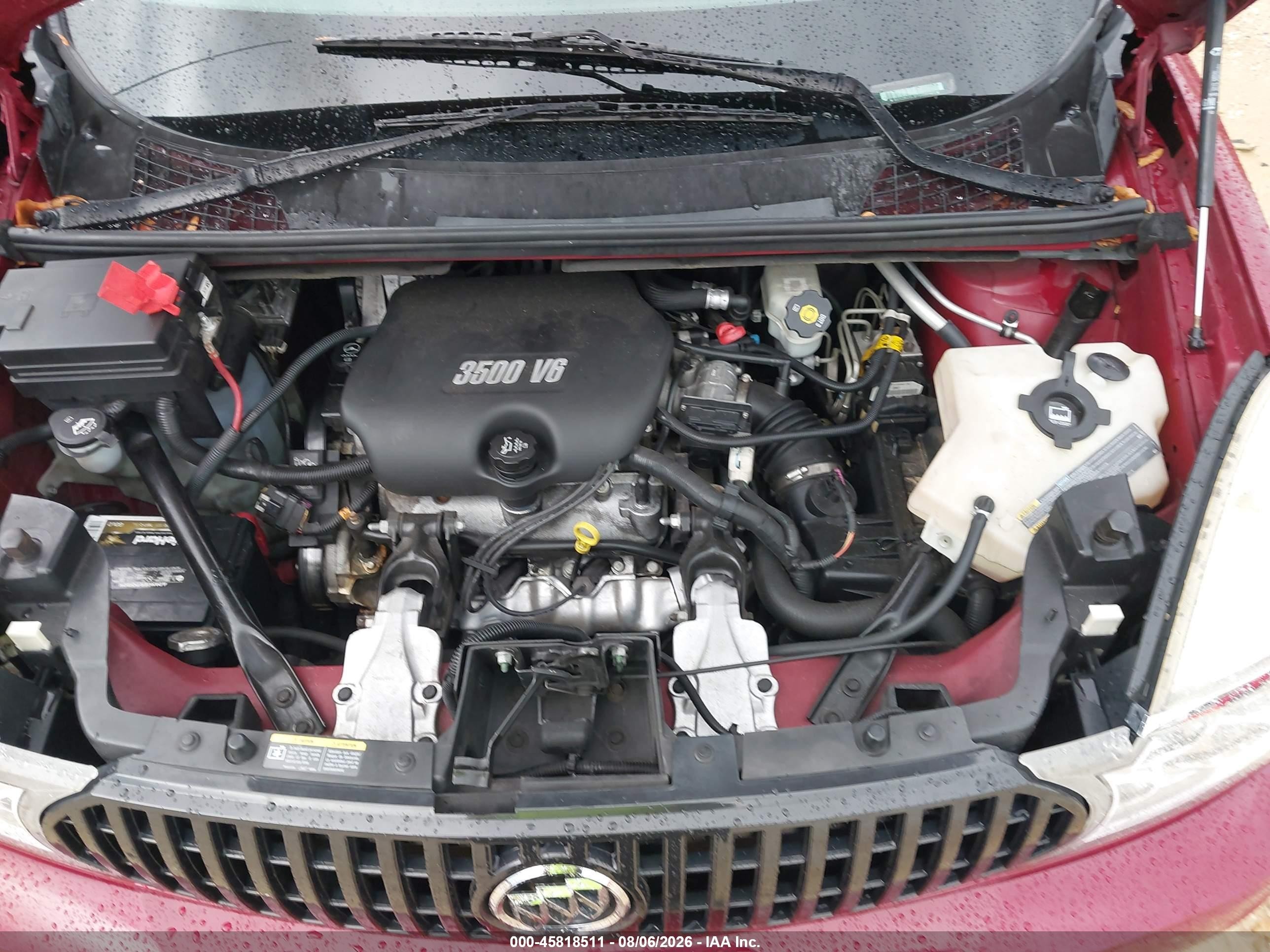 2007 Buick Rendezvous Cx Maroon vin: 3G5DA03L87S566969