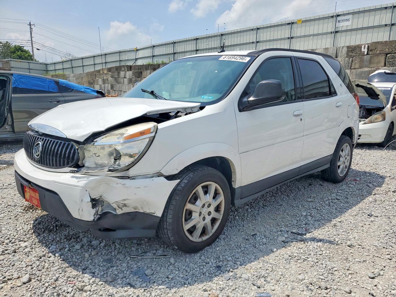 2006 Buick Rendezvous Cx White vin: 3G5DA03L96S672040