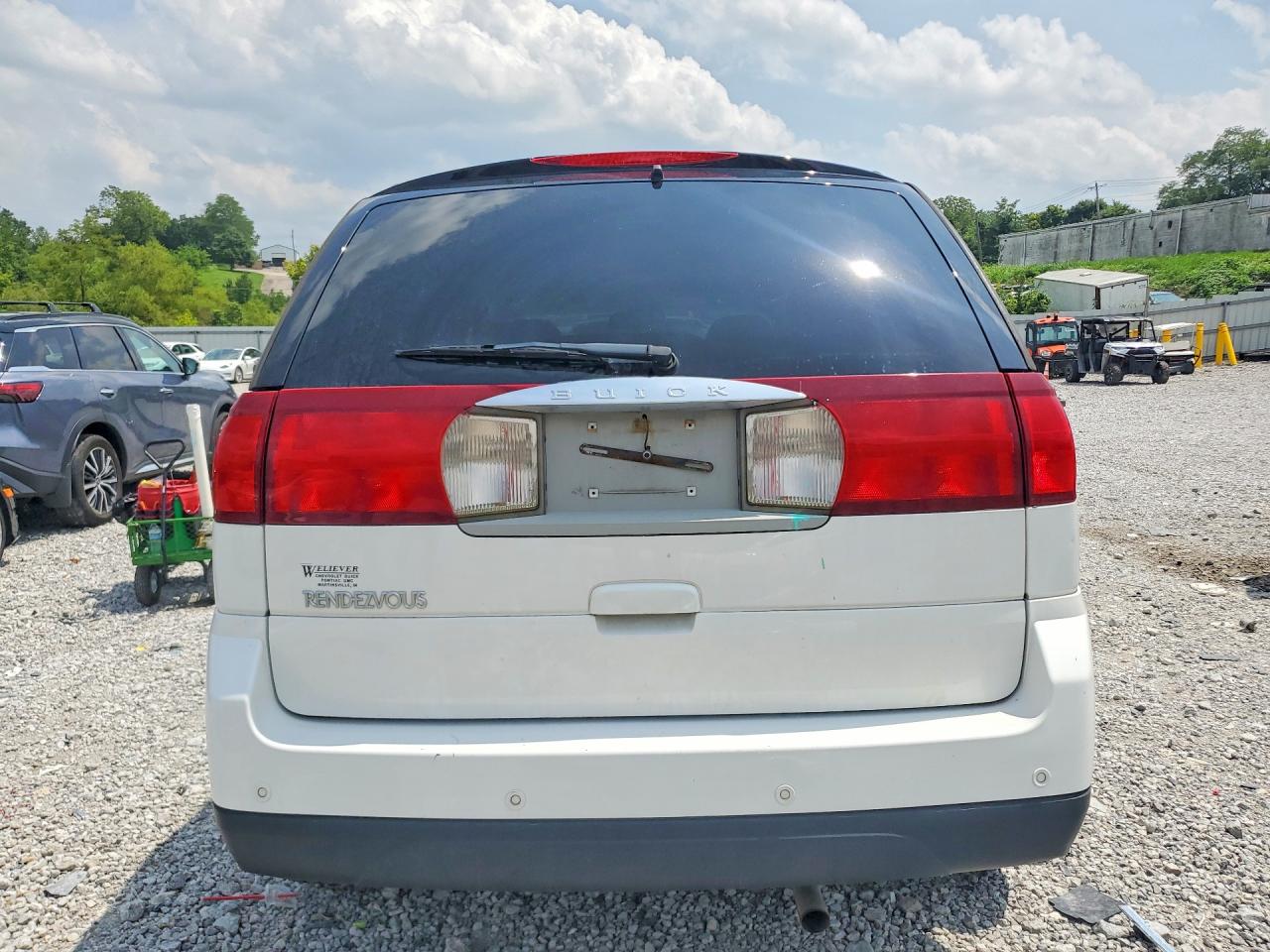 2006 Buick Rendezvous Cx White vin: 3G5DA03L96S672040