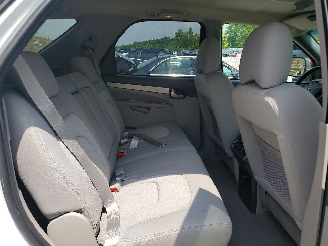 2006 Buick Rendezvous Cx White vin: 3G5DA03L96S672040
