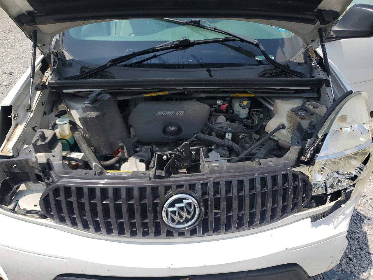 2006 Buick Rendezvous Cx White vin: 3G5DA03L96S672040