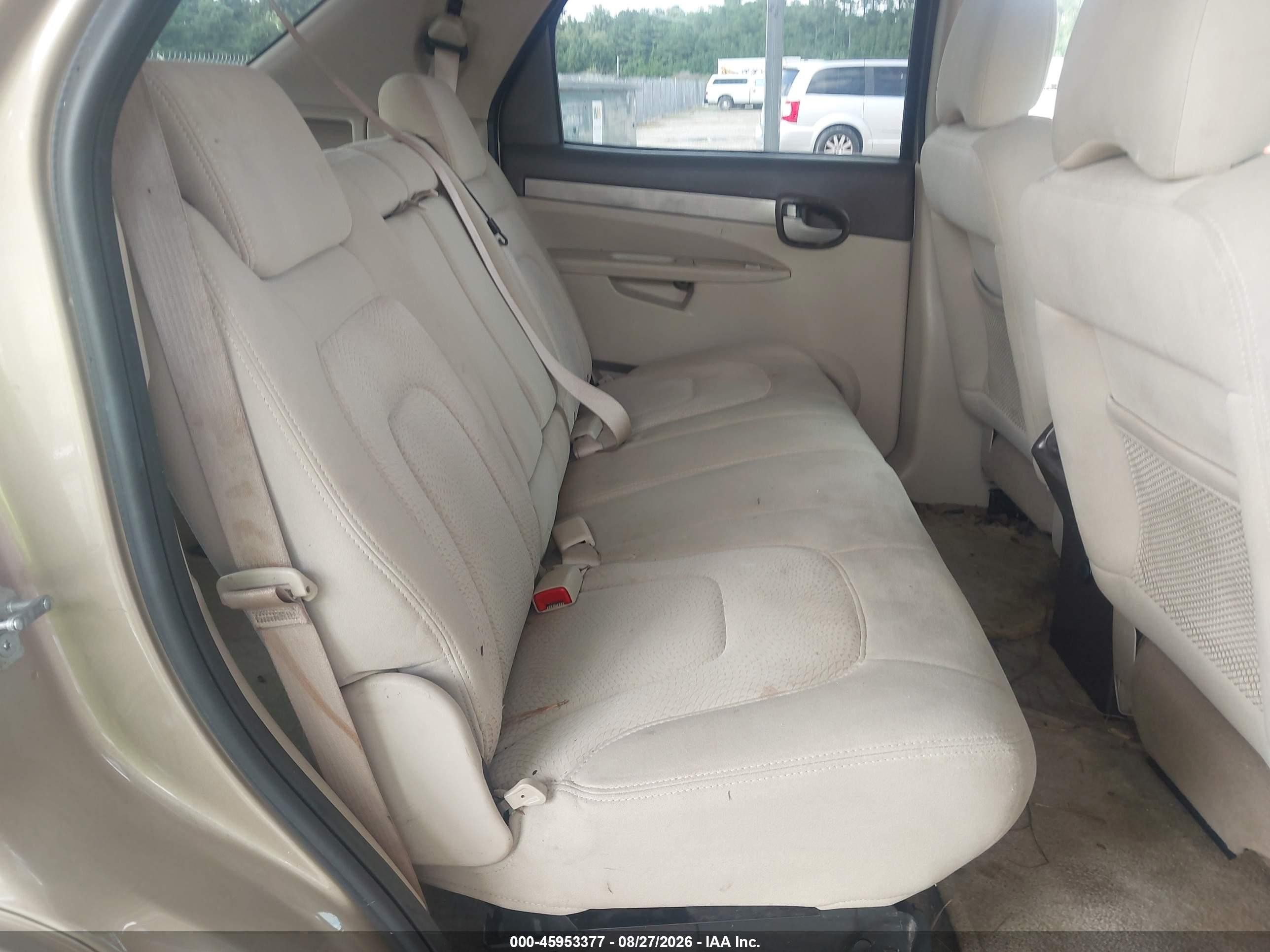 2006 Buick Rendezvous Cx/cxl Gold vin: 3G5DA03LX6S549685