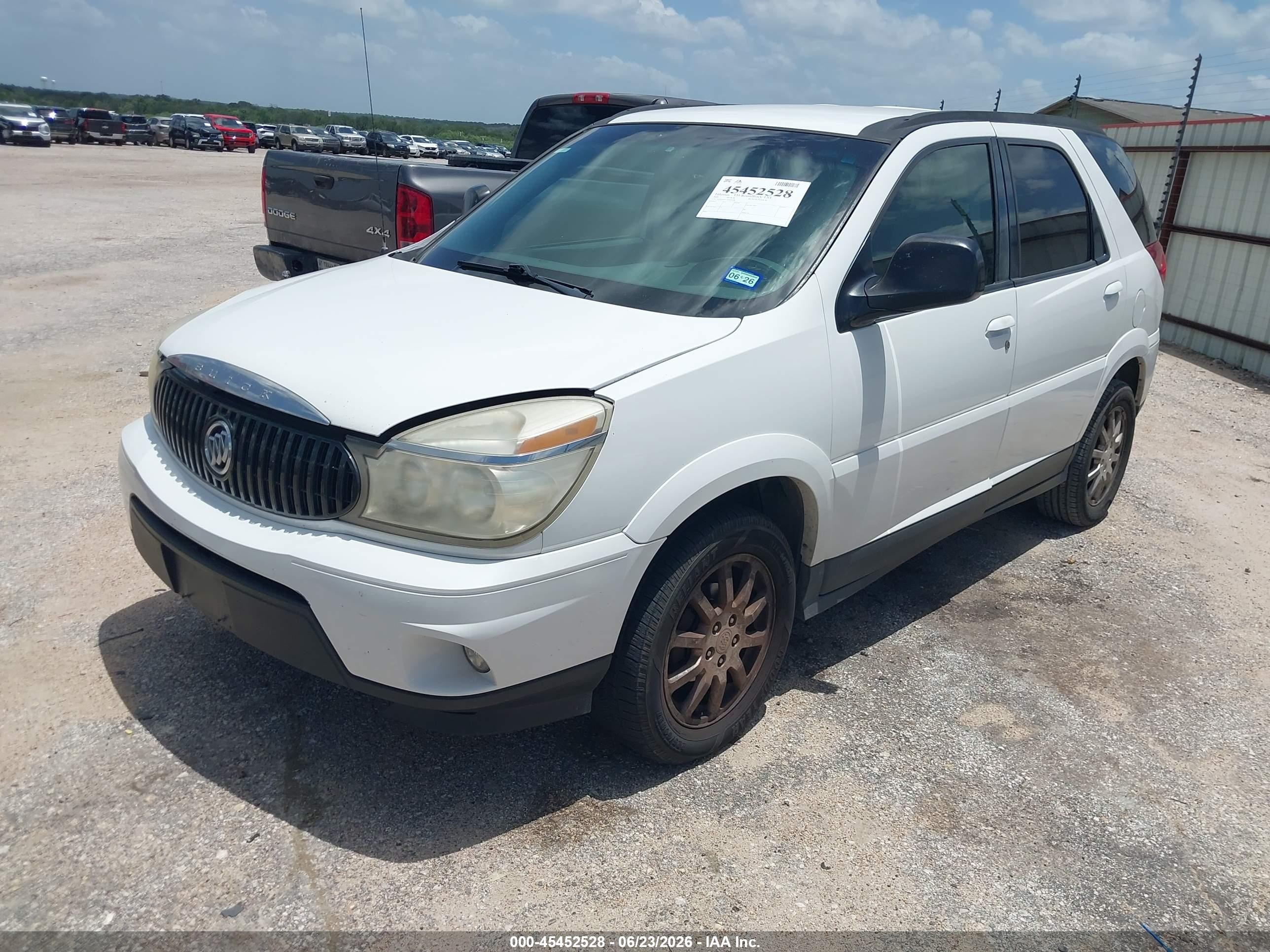 2006 Buick Rendezvous Cx White vin: 3G5DA03LX6S594108