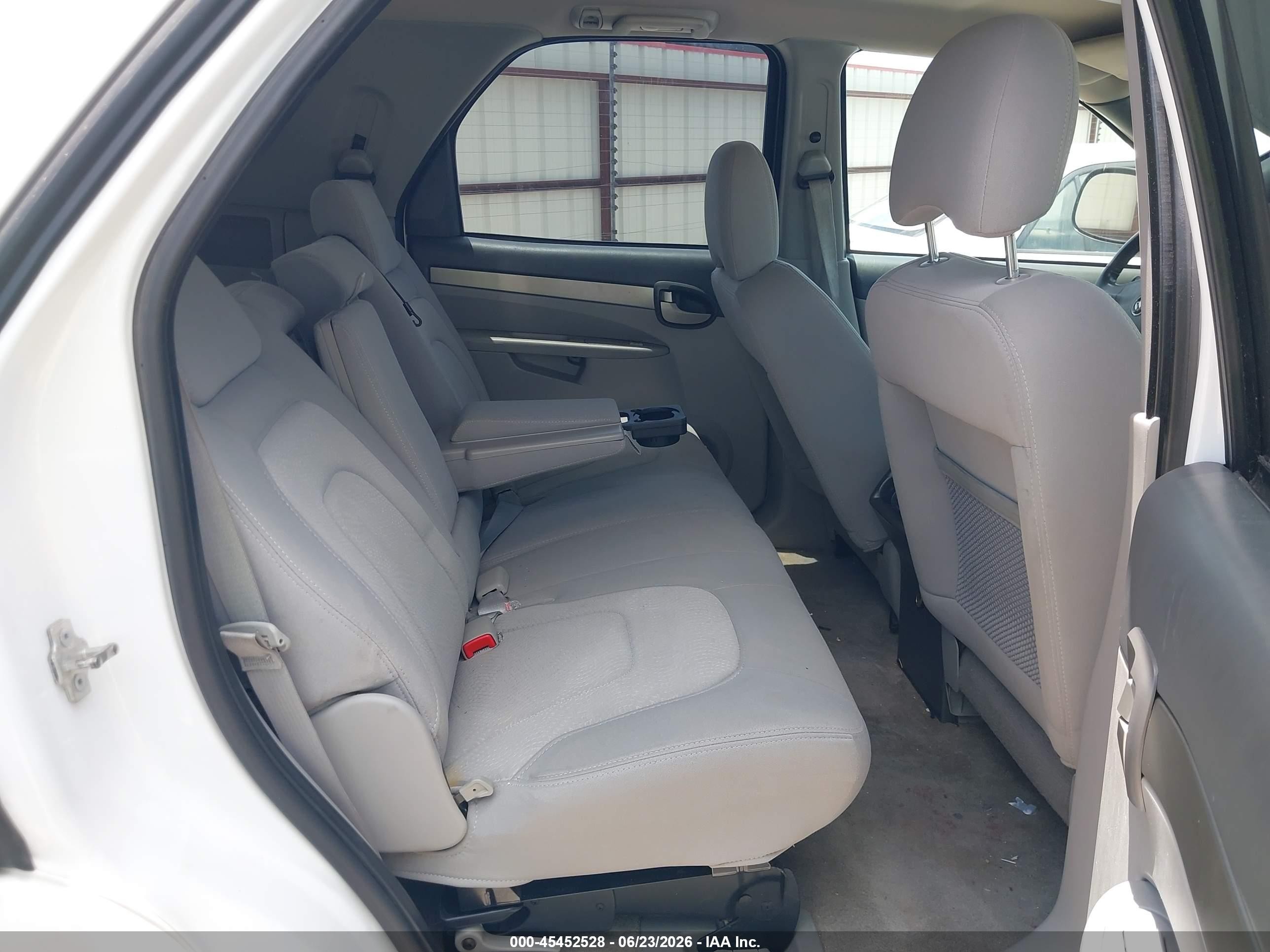 2006 Buick Rendezvous Cx White vin: 3G5DA03LX6S594108